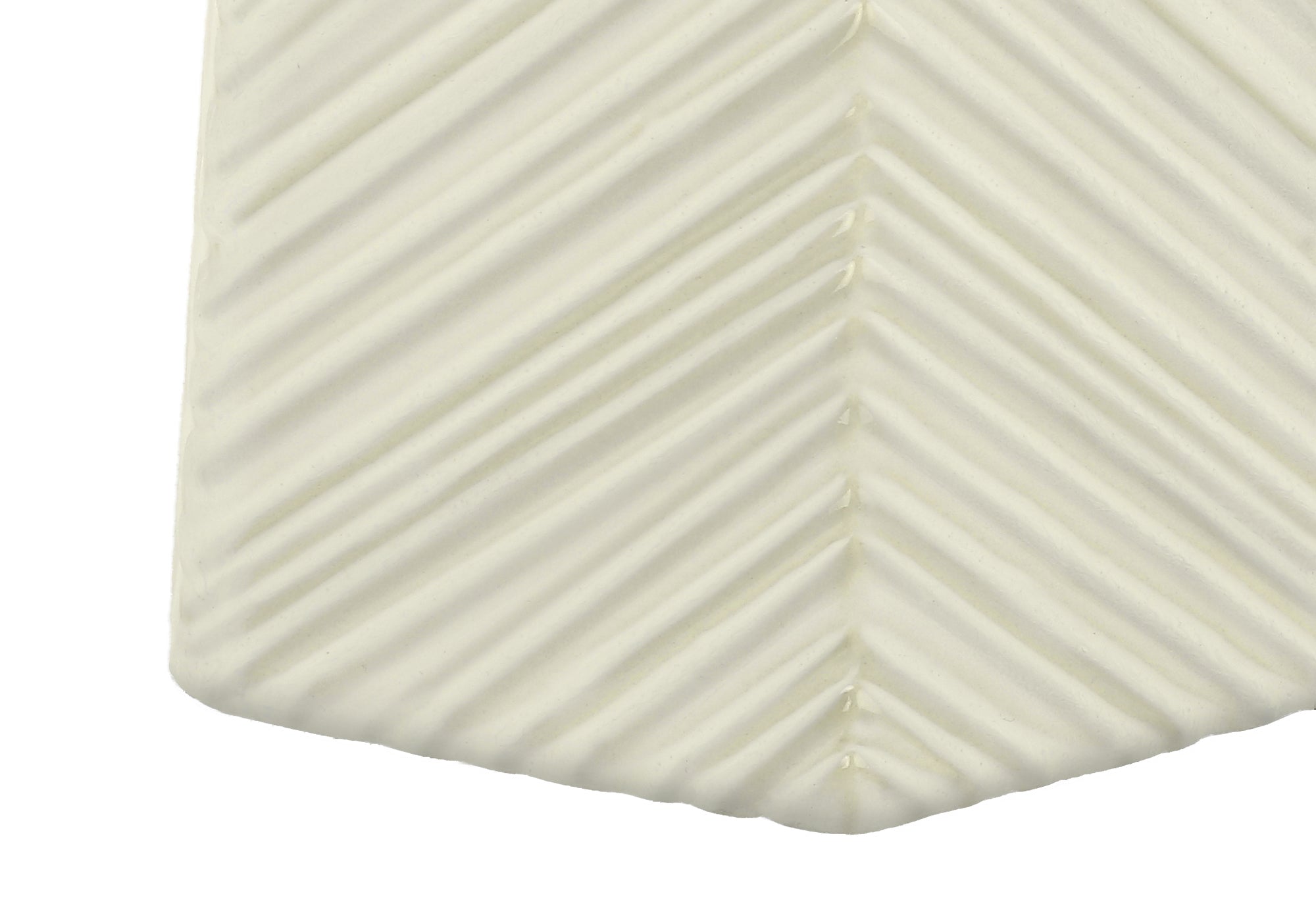 LUMINAIRE - 29"H LAMPE DE TABLE BLANC CERAMIQUE / IVOIRE – I 9614.