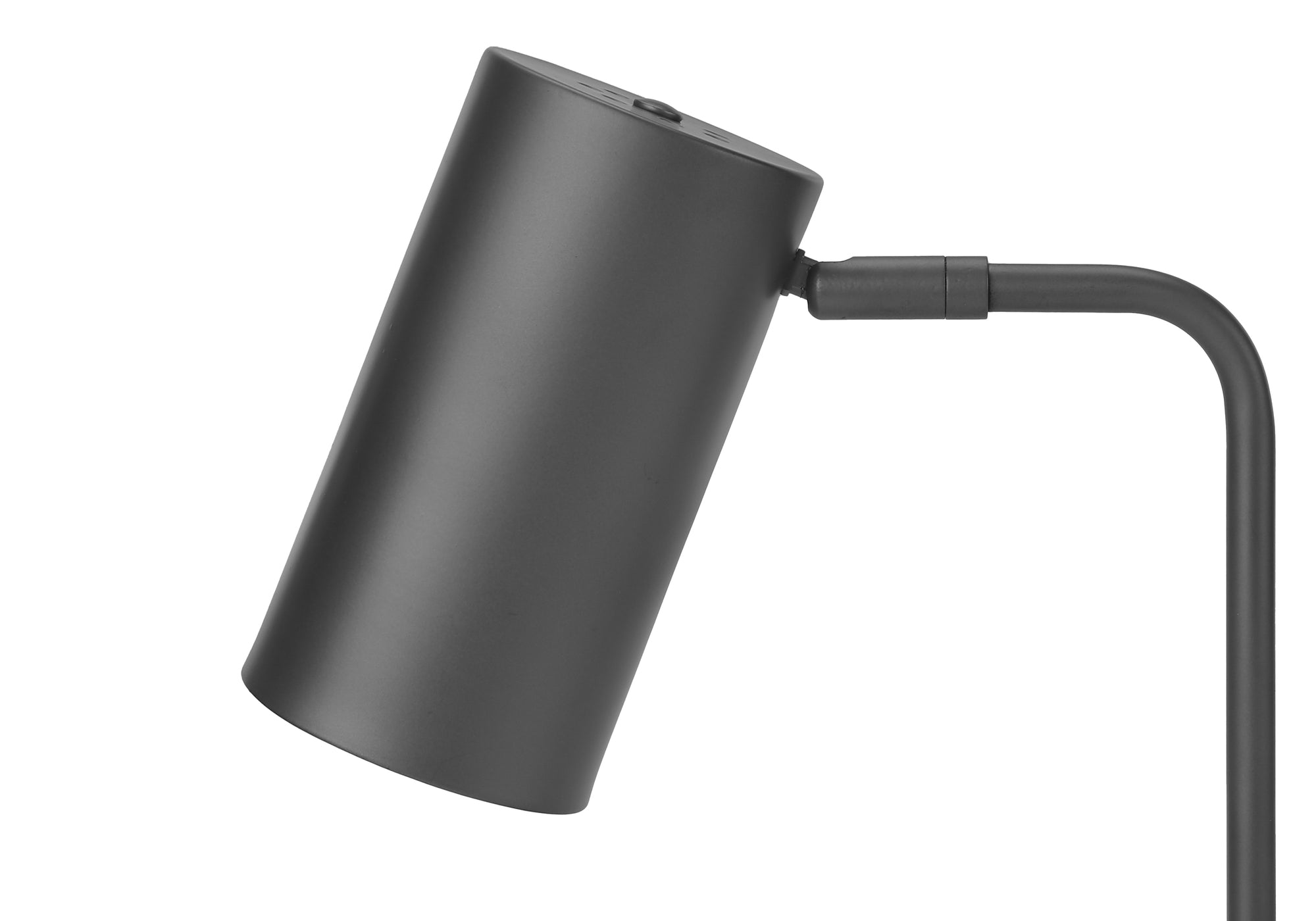 LUMINAIRE - 18"H LAMPE DE TABLE NOIR METAL / NOIR / USB – I 9645.