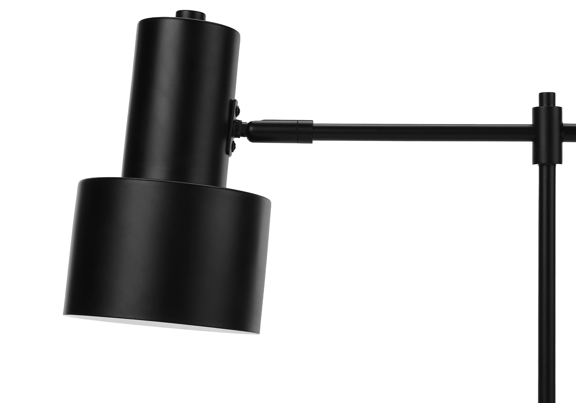 LUMINAIRE - 21"H LAMPE DE TABLE NOIR METAL / NOIR / USB – I 9647.
