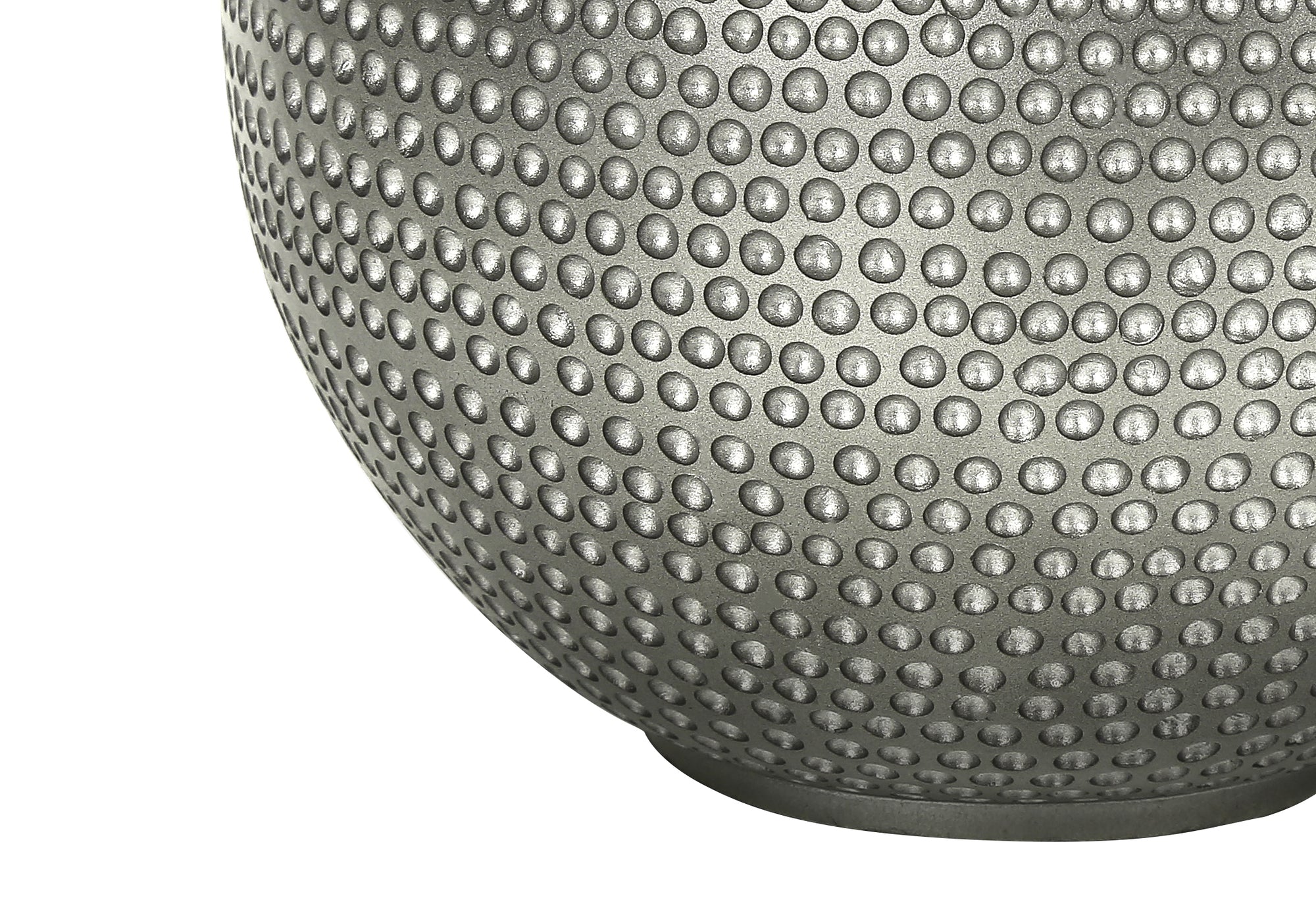 LUMINAIRE - 19"H LAMPE DE TABLE GRIS RESINE / IVOIRE – I 9653.