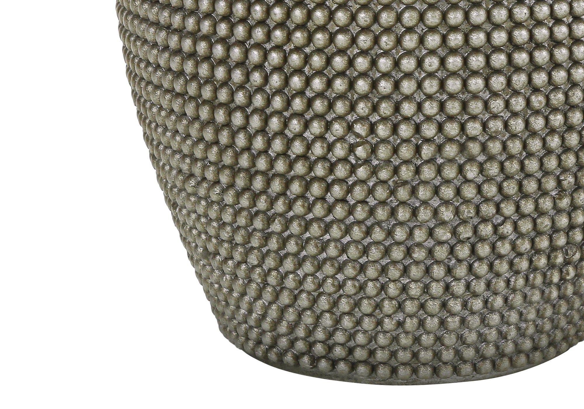 LUMINAIRE - 24"H LAMPE DE TABLE GRIS RESINE / IVOIRE – I 9654.