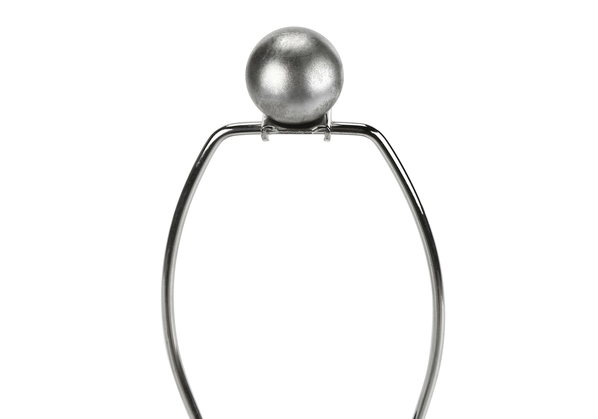 LUMINAIRE - 24"H LAMPE DE TABLE GRIS RESINE / IVOIRE – I 9654.