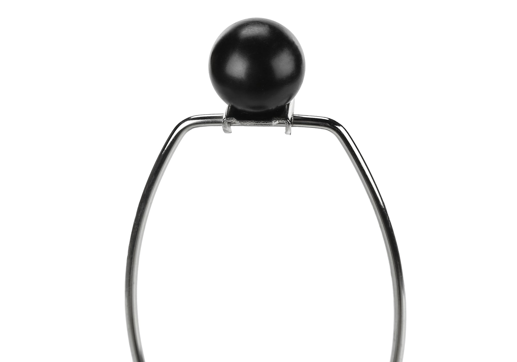 LUMINAIRE - 24"H LAMPE DE TABLE NOIR RESINE / IVOIRE – I 9655.