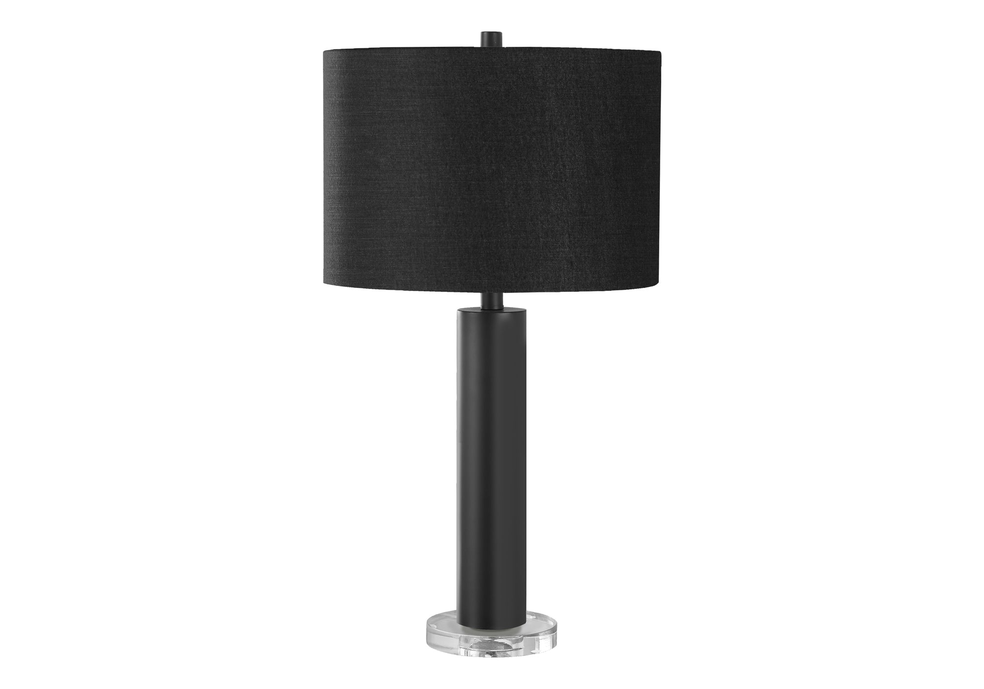 LUMINAIRE - 28"H LAMPE DE TABLE NOIR METAL / NOIR – I 9658.