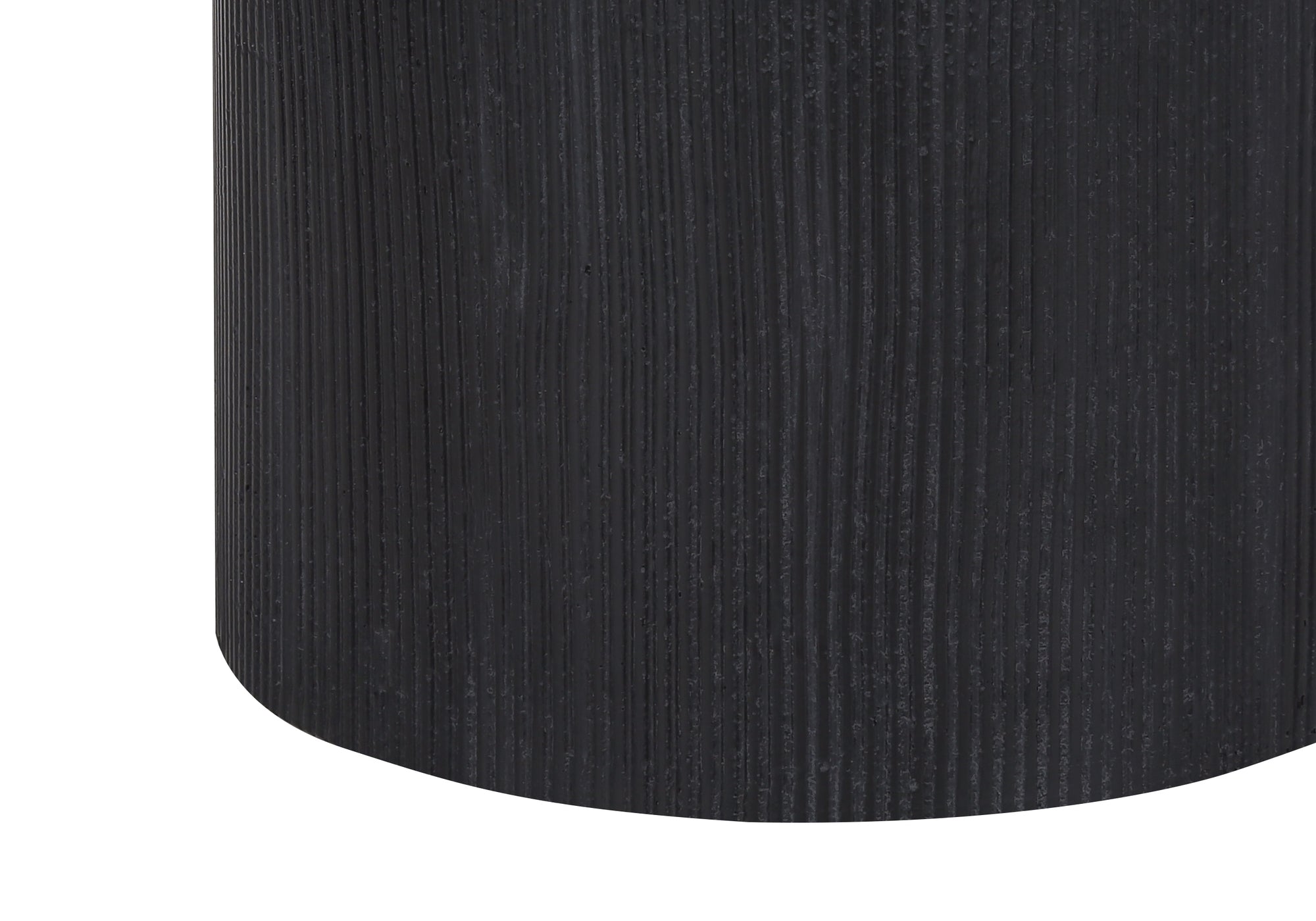 LUMINAIRE - 24"H LAMPE DE TABLE NOIR BETON / IVOIRE – I 9710.