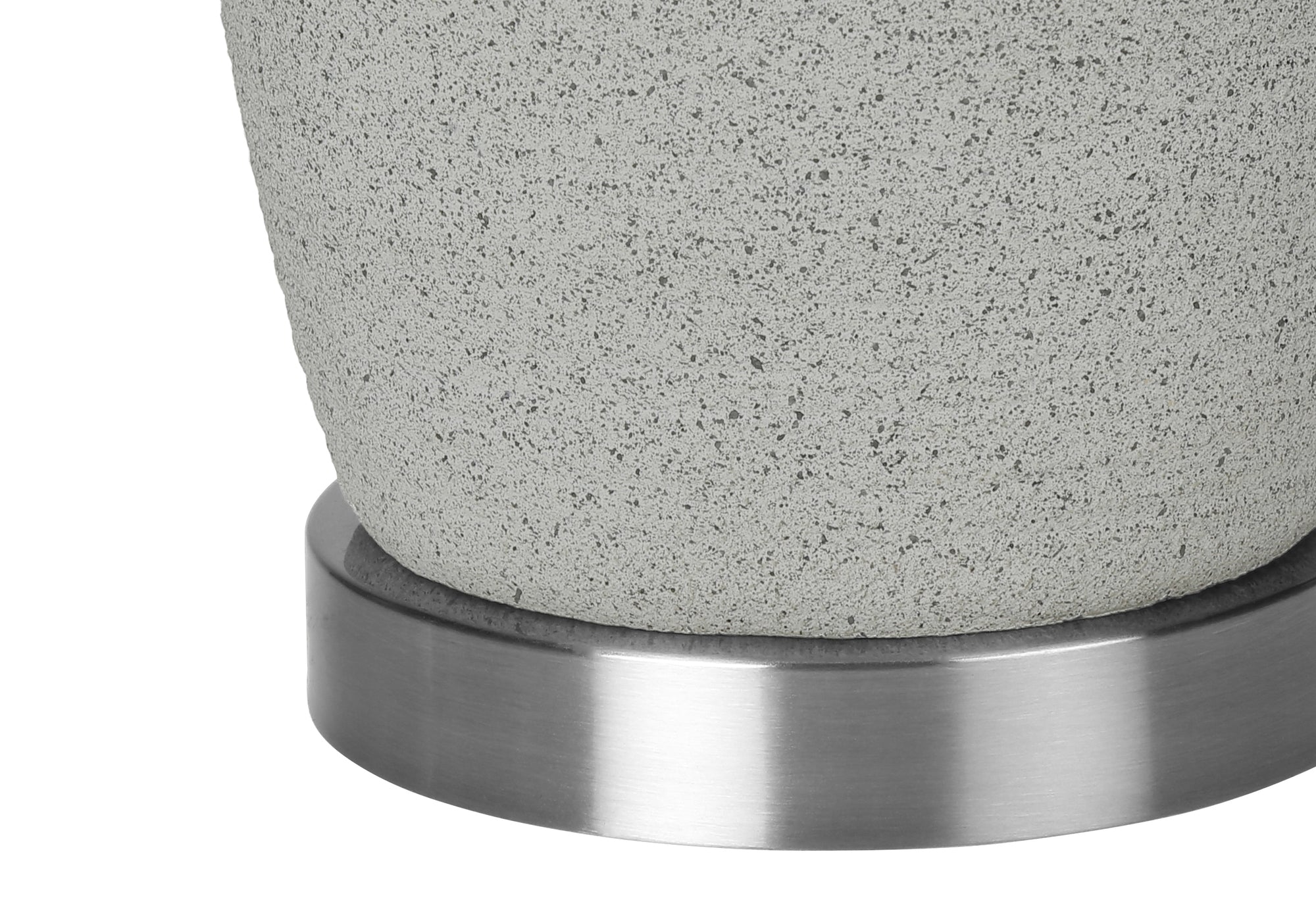 LUMINAIRE - 25"H LAMPE DE TABLE GRIS CERAMIQUE / GRIS – I 9711.