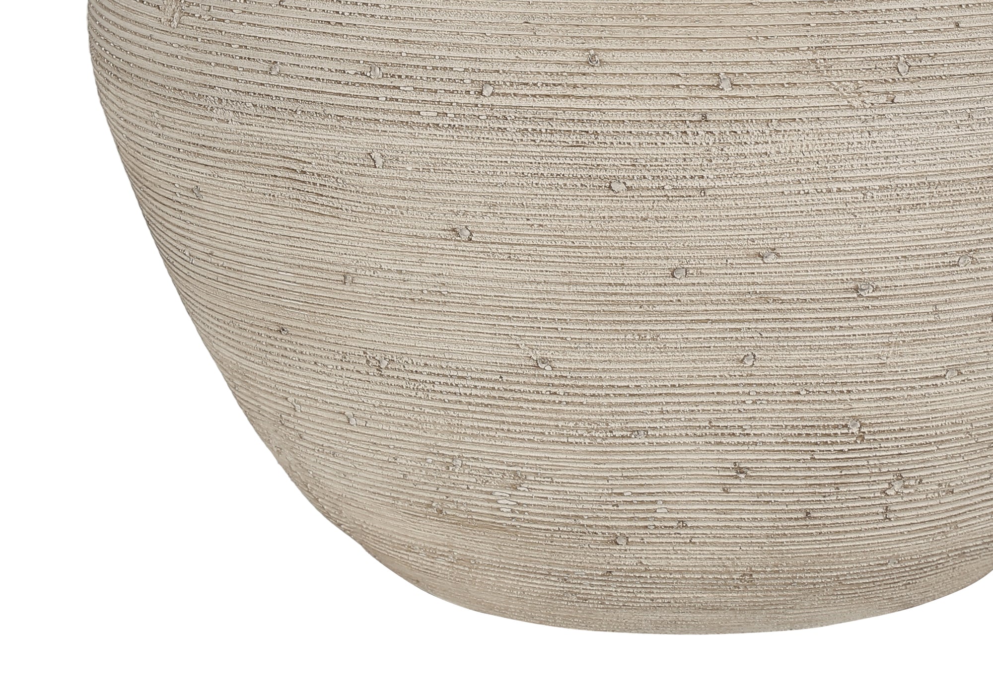 LUMINAIRE - 25"H LAMPE DE TABLE CREME BETON / BEIGE – I 9714.