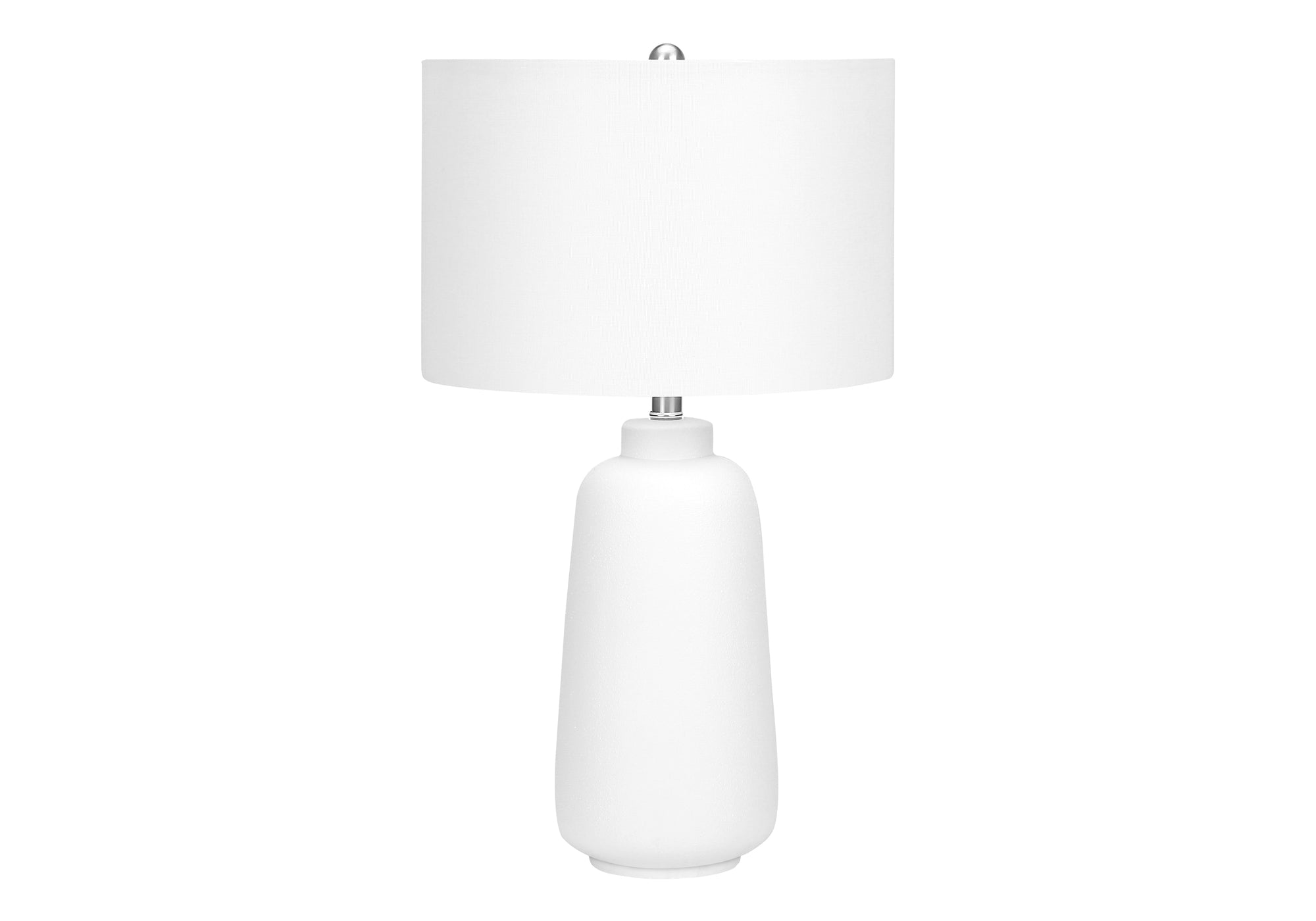LUMINAIRE - 26"H LAMPE DE TABLE CREME CERAMIQUE / IVOIRE – I 9716.