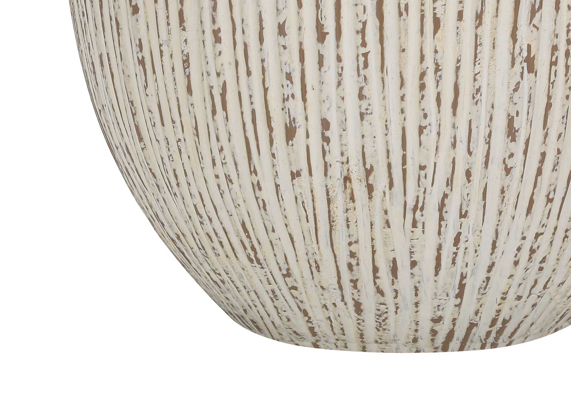 LUMINAIRE - 26"H LAMPE DE TABLE CREME CERAMIQUE / IVOIRE – I 9719.