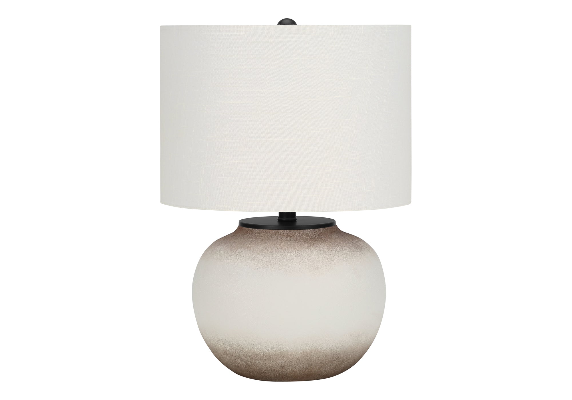 LUMINAIRE - 21"H LAMPE DE TABLE CREME CERAMIQUE / IVOIRE – I 9722.