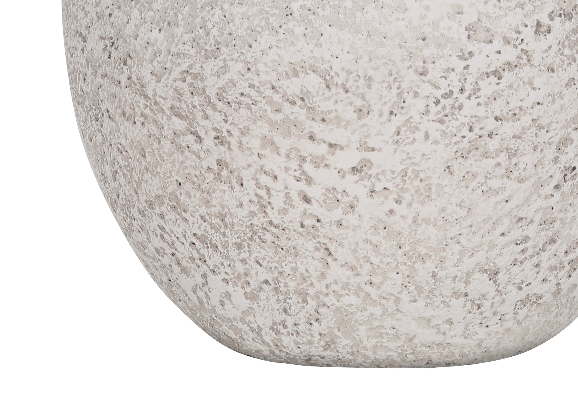 LUMINAIRE - 22"H LAMPE DE TABLE CREME BETON / IVOIRE – I 9732.