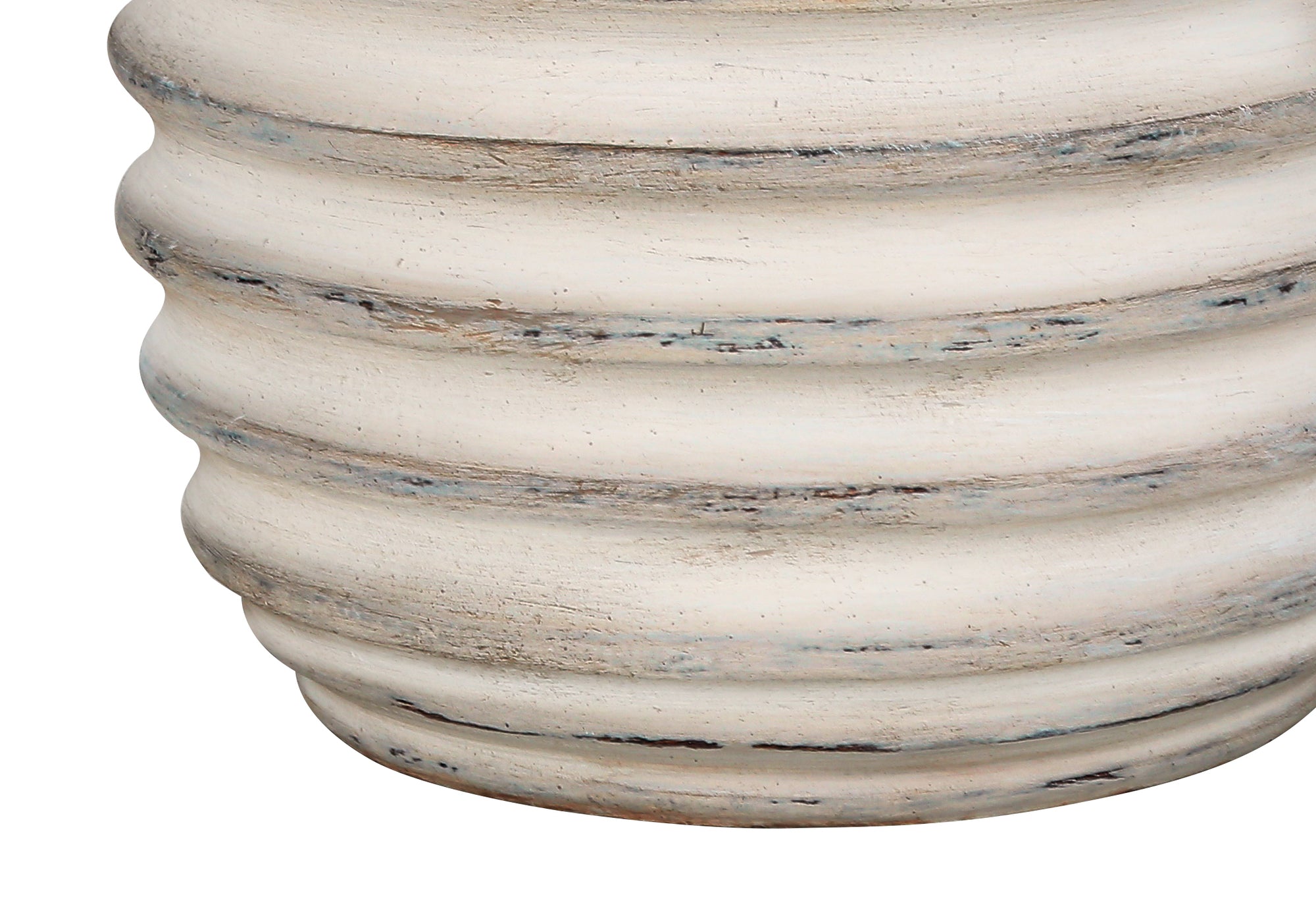 LUMINAIRE - 28"H LAMPE DE TABLE CREME RESINE / IVOIRE – I 9742.