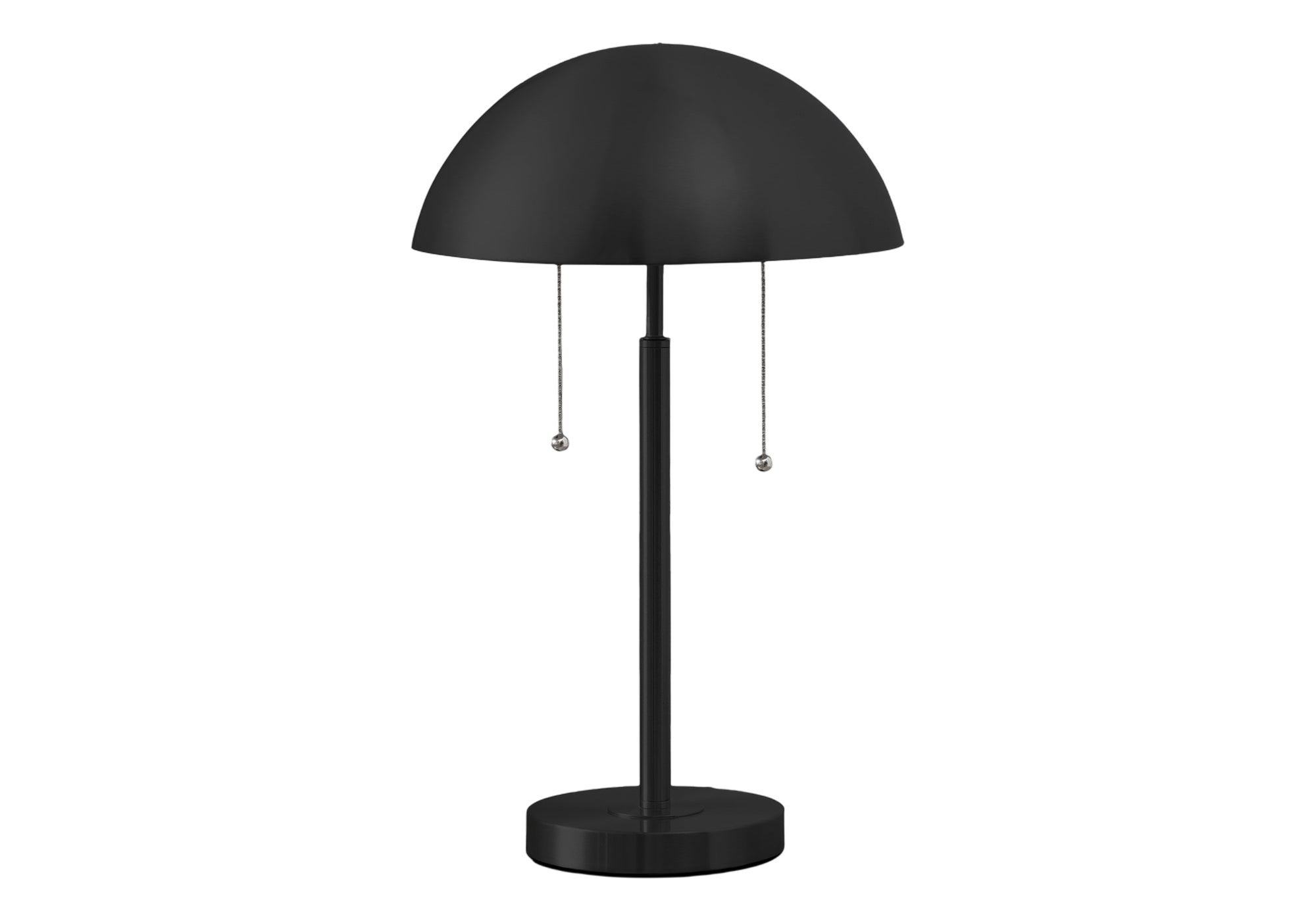 LUMINAIRE - 20"H LAMPE DE TABLE NOIR METAL – I 9953