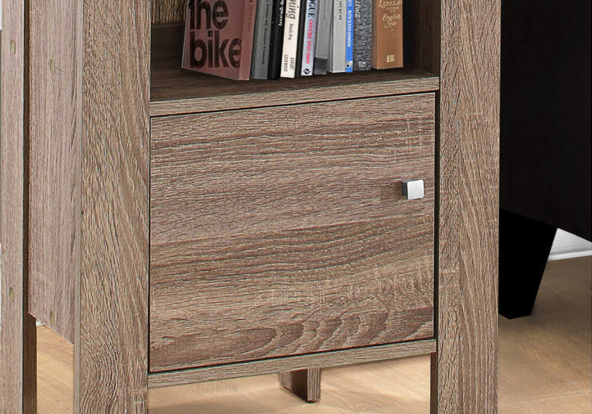 TABLE DE CHEVET - TABLE DE CHEVET TAUPE FONCE – I 2136.