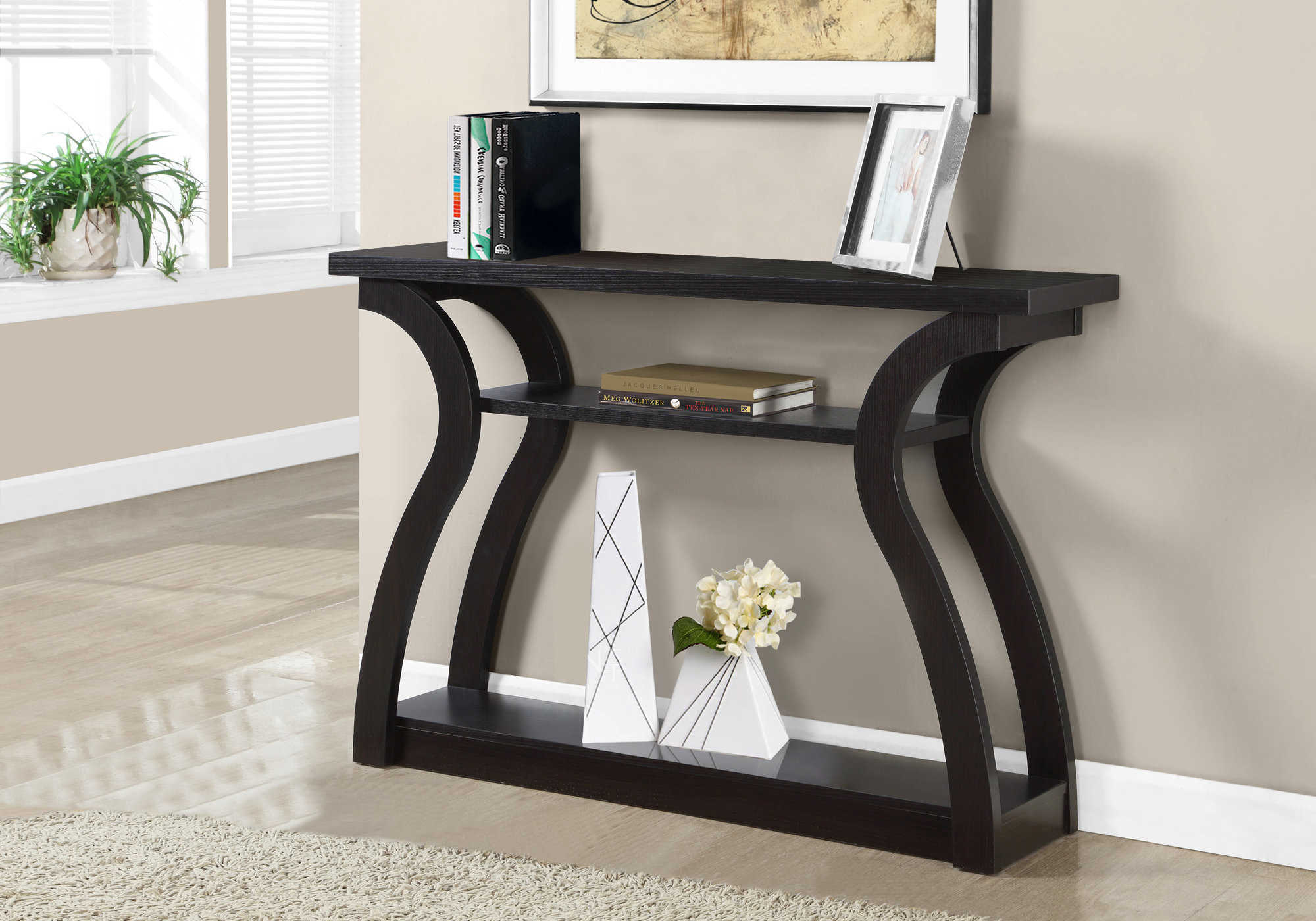 TABLE D'APPOINT - 47"L / CONSOLE D'ENTREE ESPRESSO – I 2445.