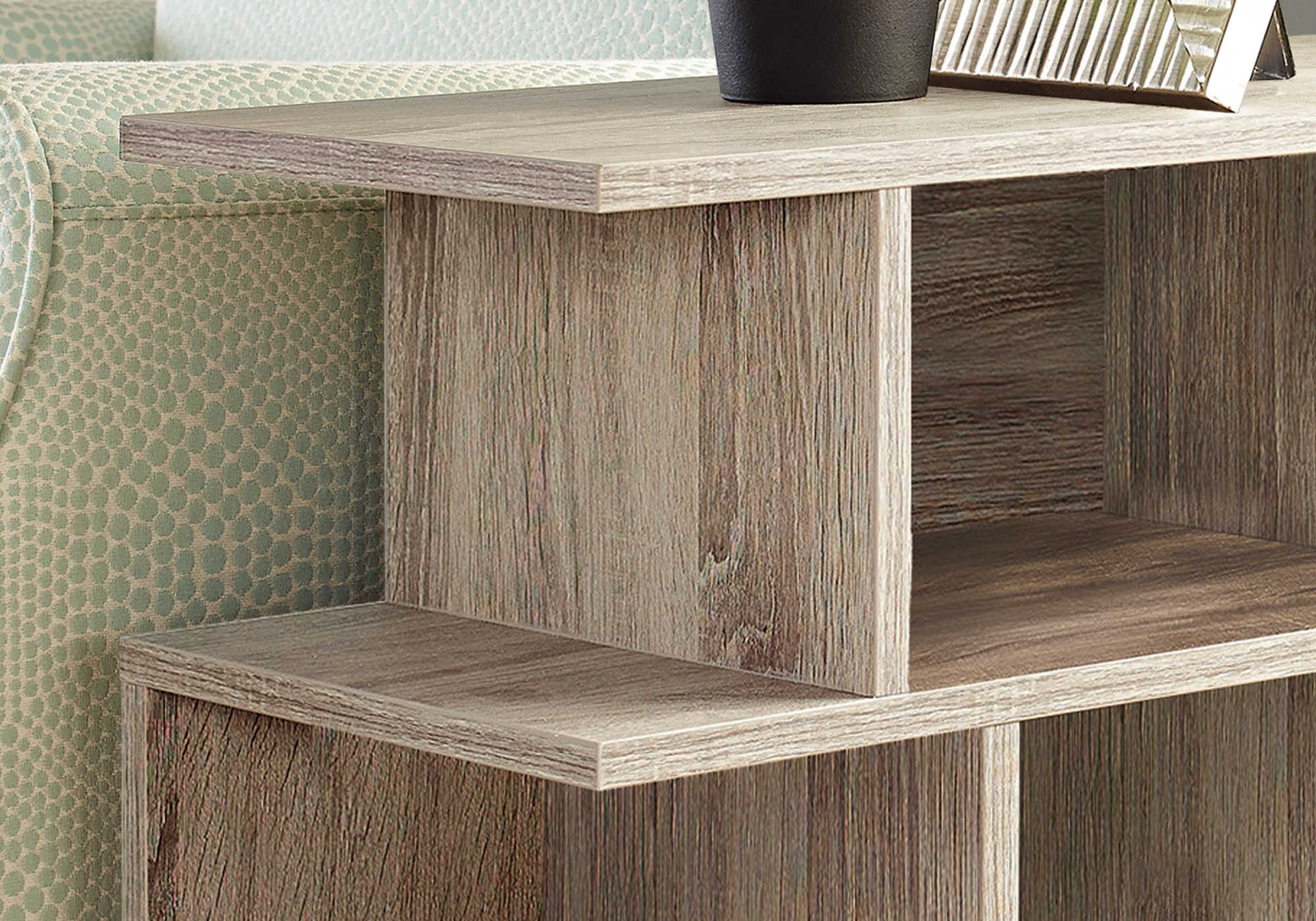 TABLE DE CHEVET - 24"H / TAUPE FONCE – I 2476.