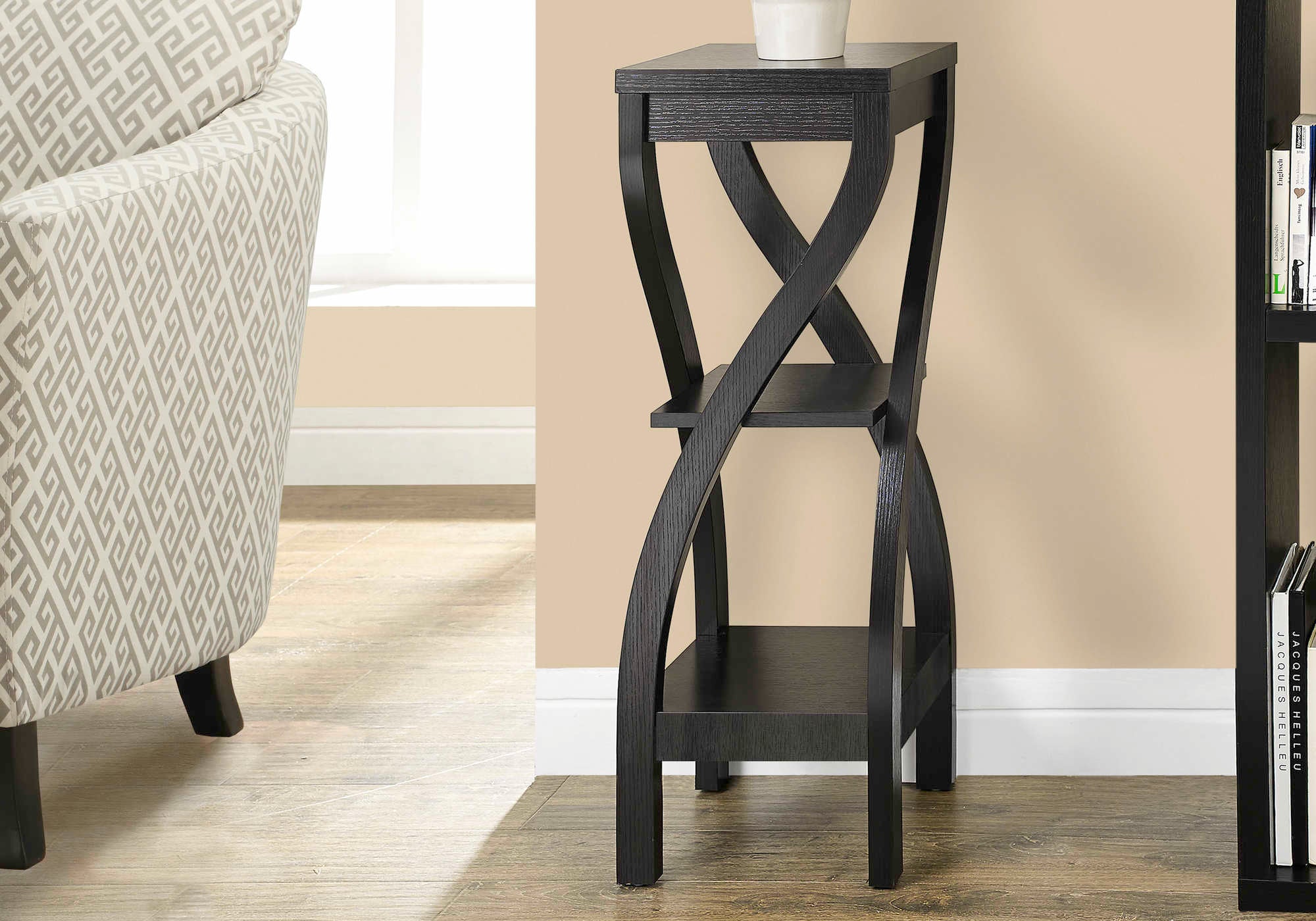 TABLE DE CHEVET - 32"H / ESPRESSO – I 2478.
