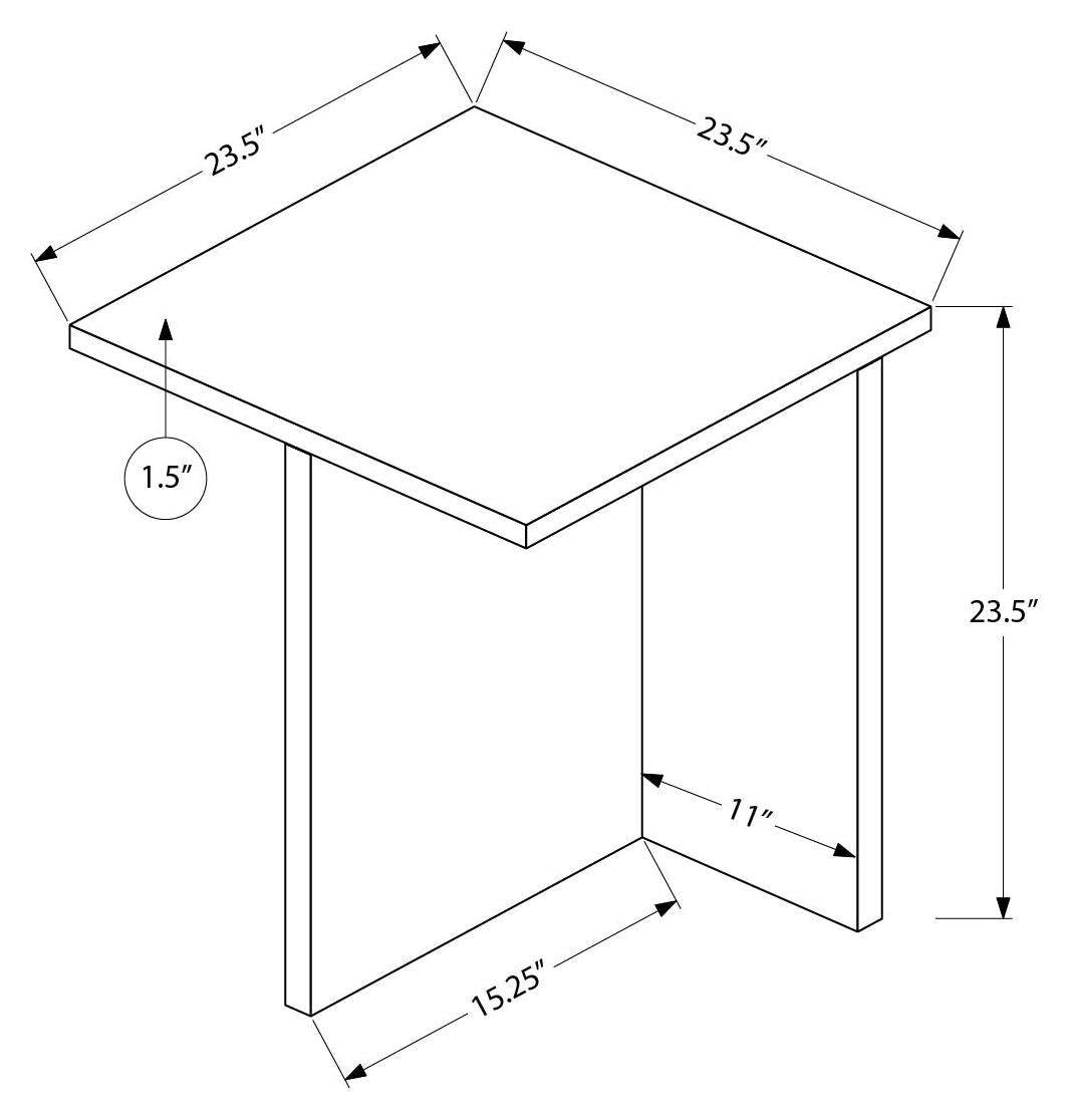 TABLE D'APPOINT - 24"H / PIERRE DE TRAVERTIN – I 2892
