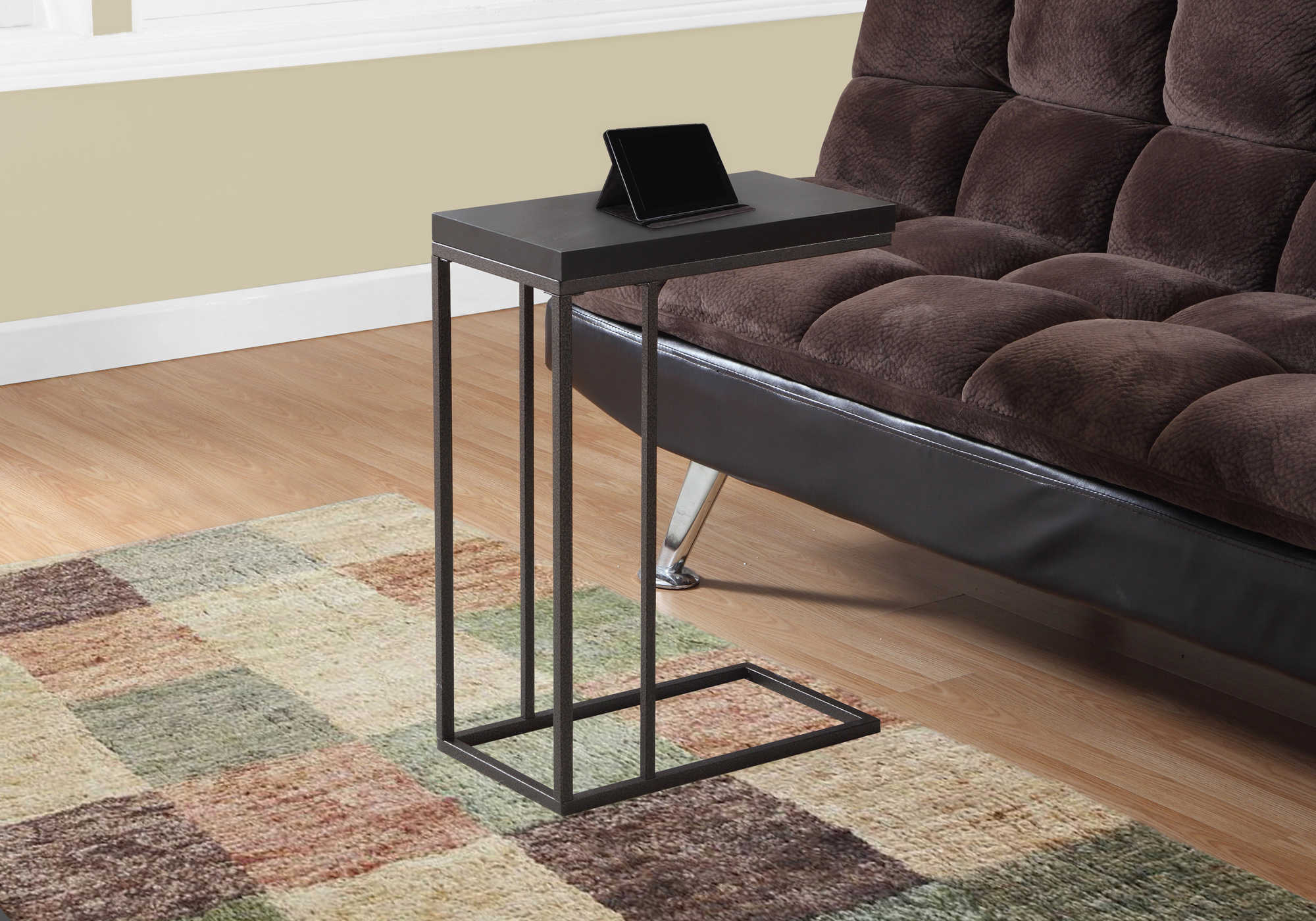 TABLE DE CHEVET - ESPRESSO / METAL BRONZE – I 3088.