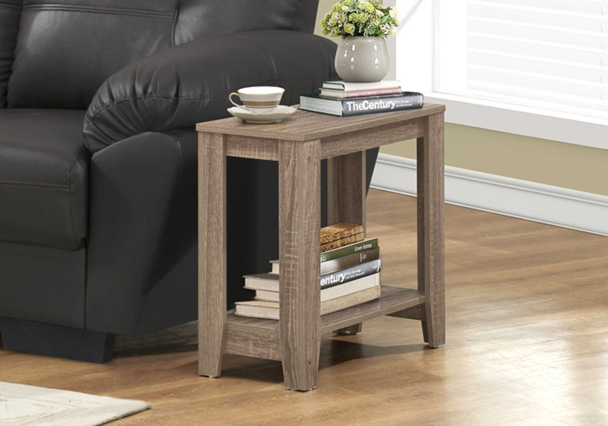 TABLE DE CHEVET - TAUPE FONCE – I 3115.