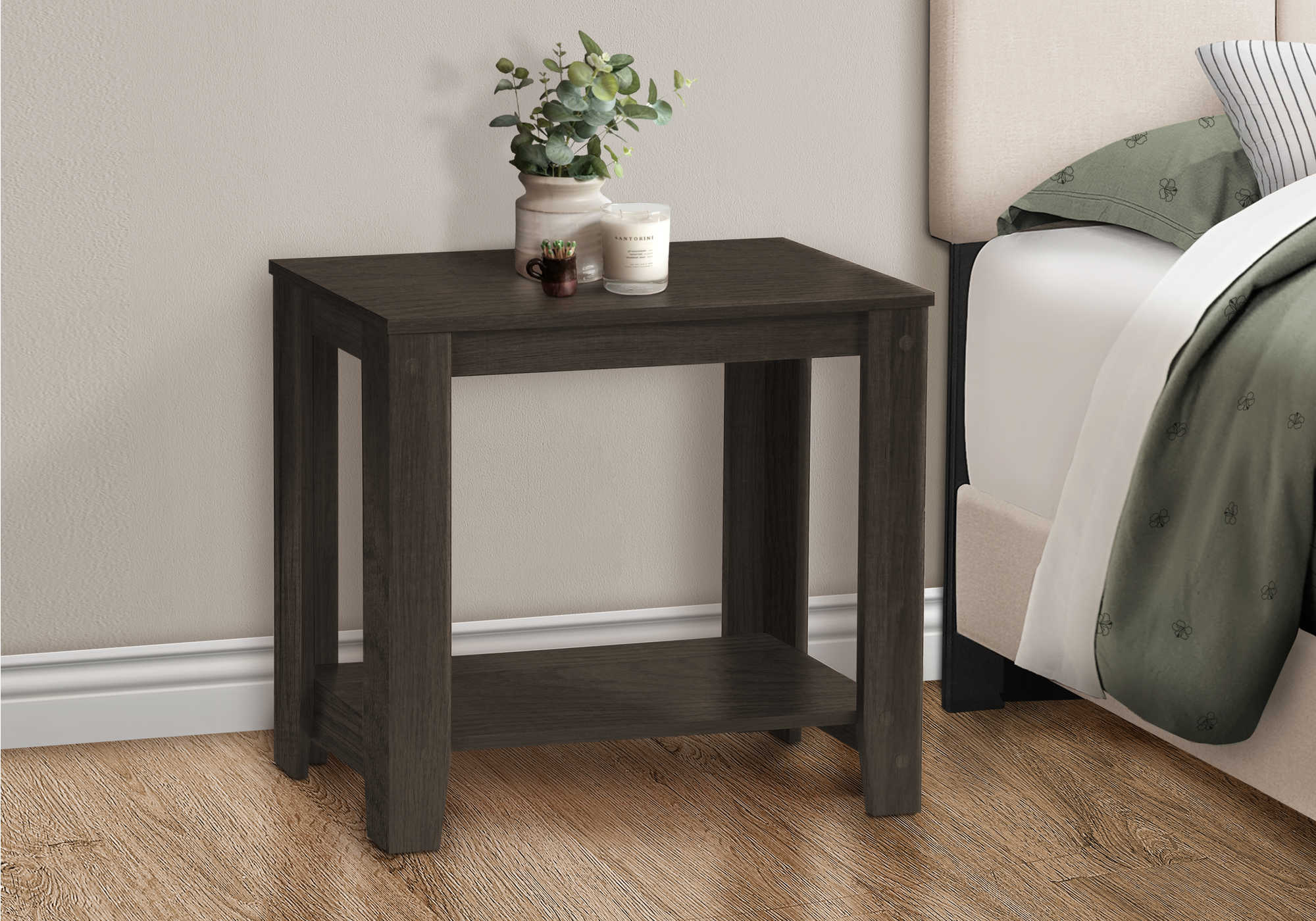 Image of nightstand - 22"h / brown oak    i 3388.