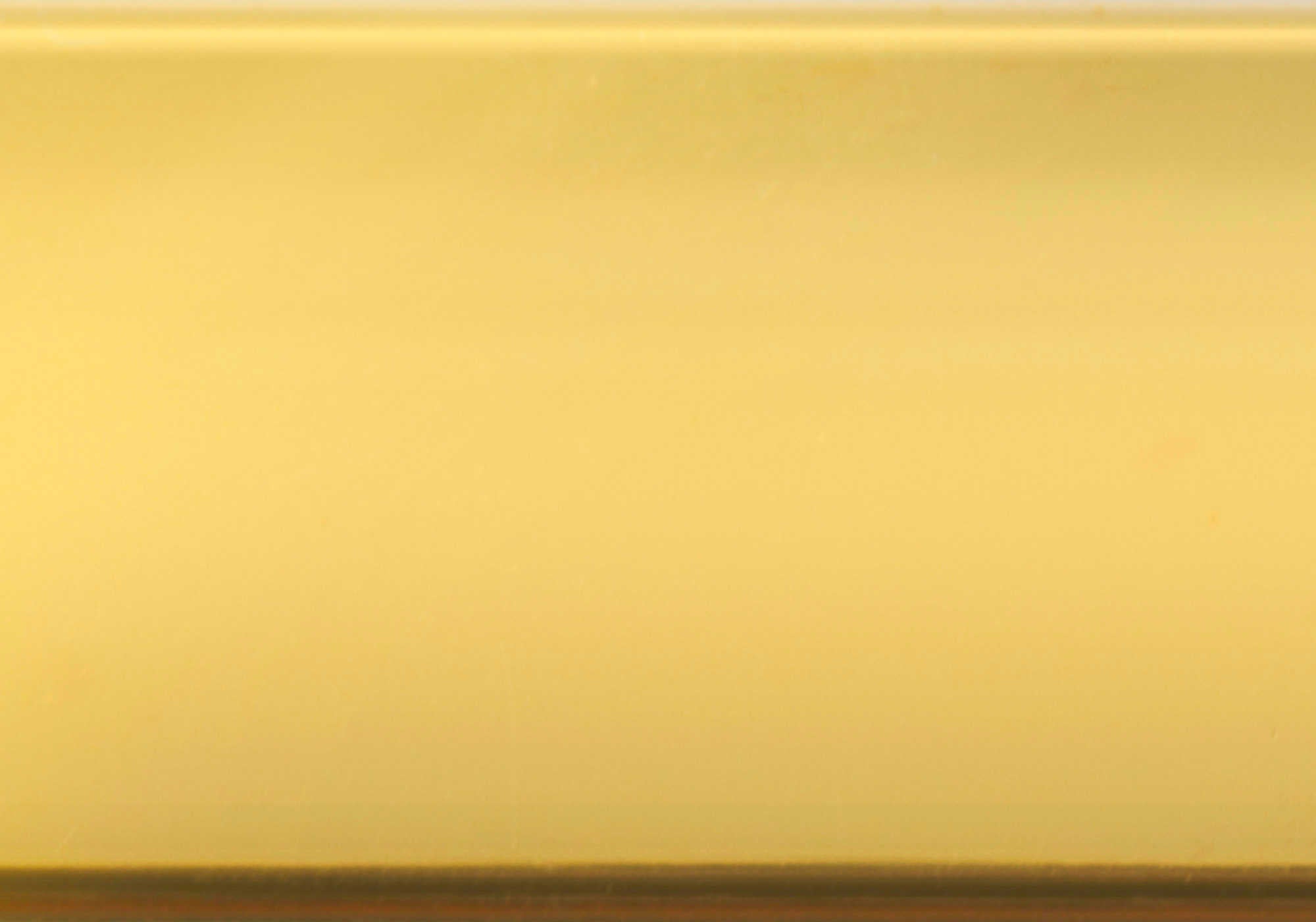 TABLE D'APPOINT - 42"L/ METAL OR AVEC VERRE TREMPE – I 3446.