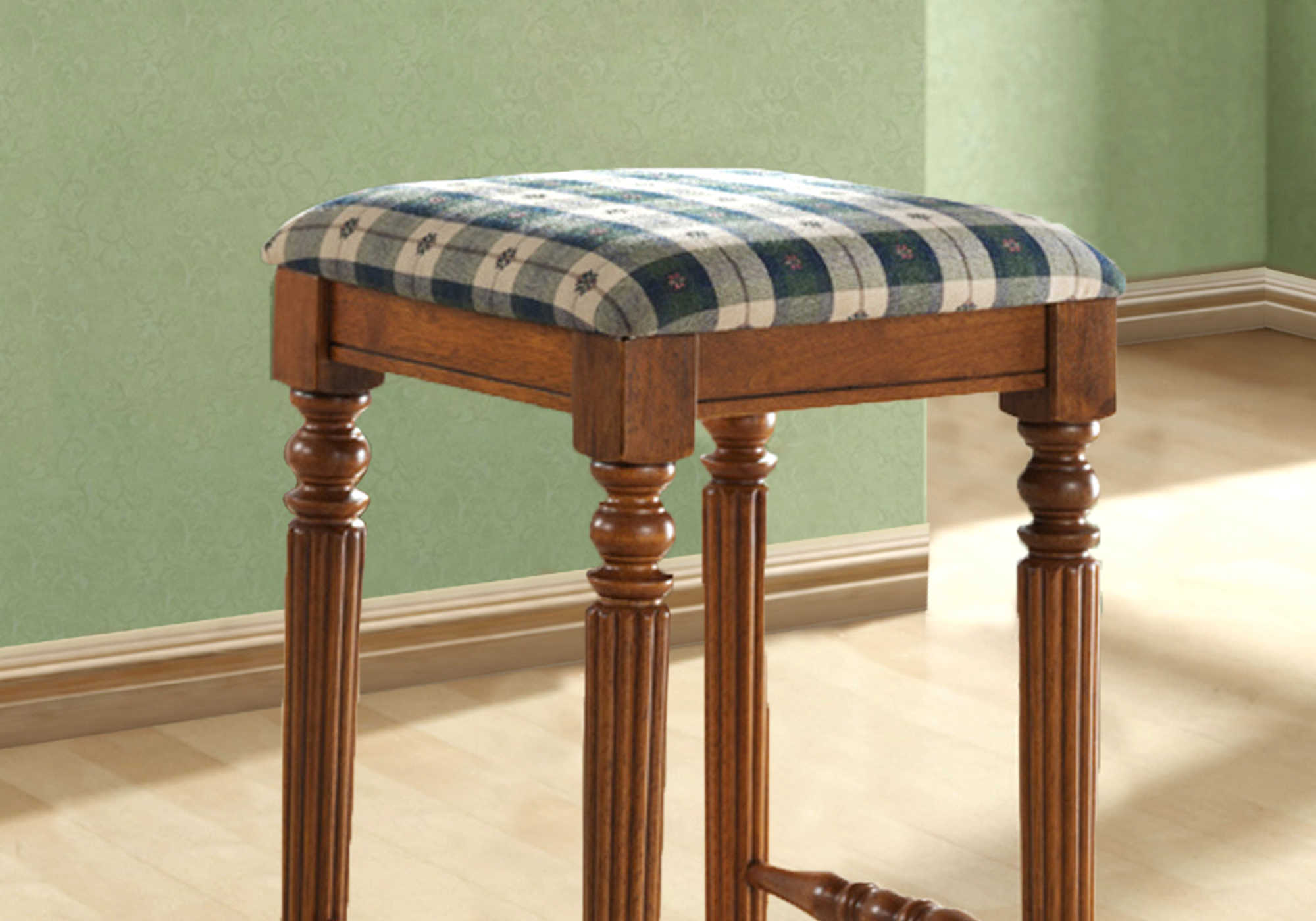 TABOURET DE BAR - 2PCS / 29"H / CHENE FONCE – I 4833