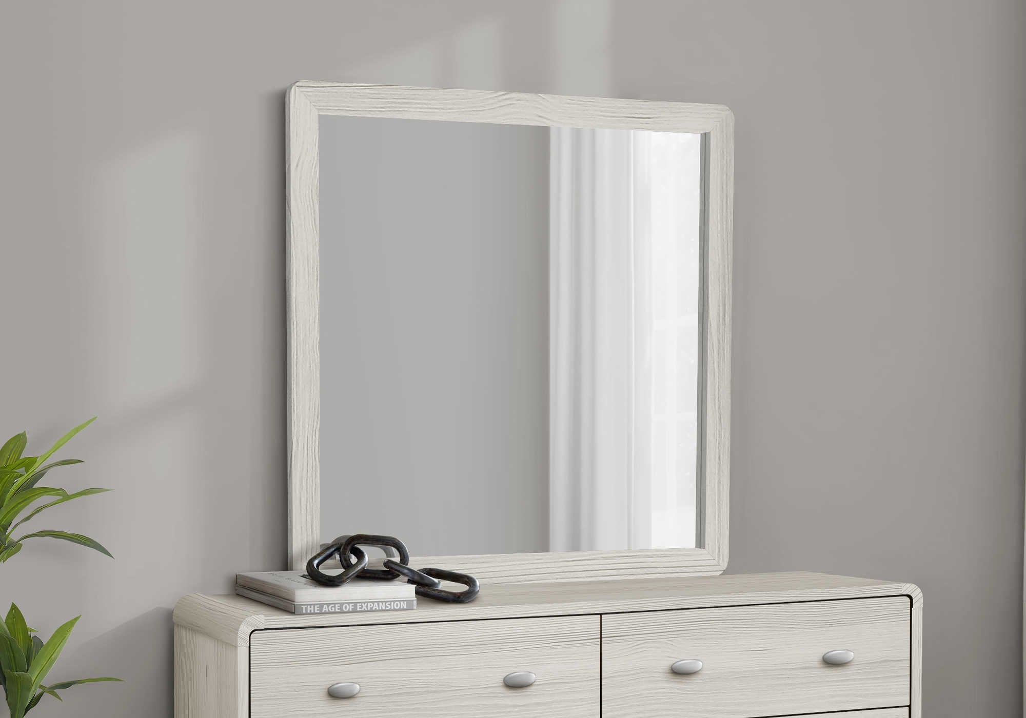 CHAMBRE A COUCHER - MIROIR MURAL / CHENE GRIS – I 5237