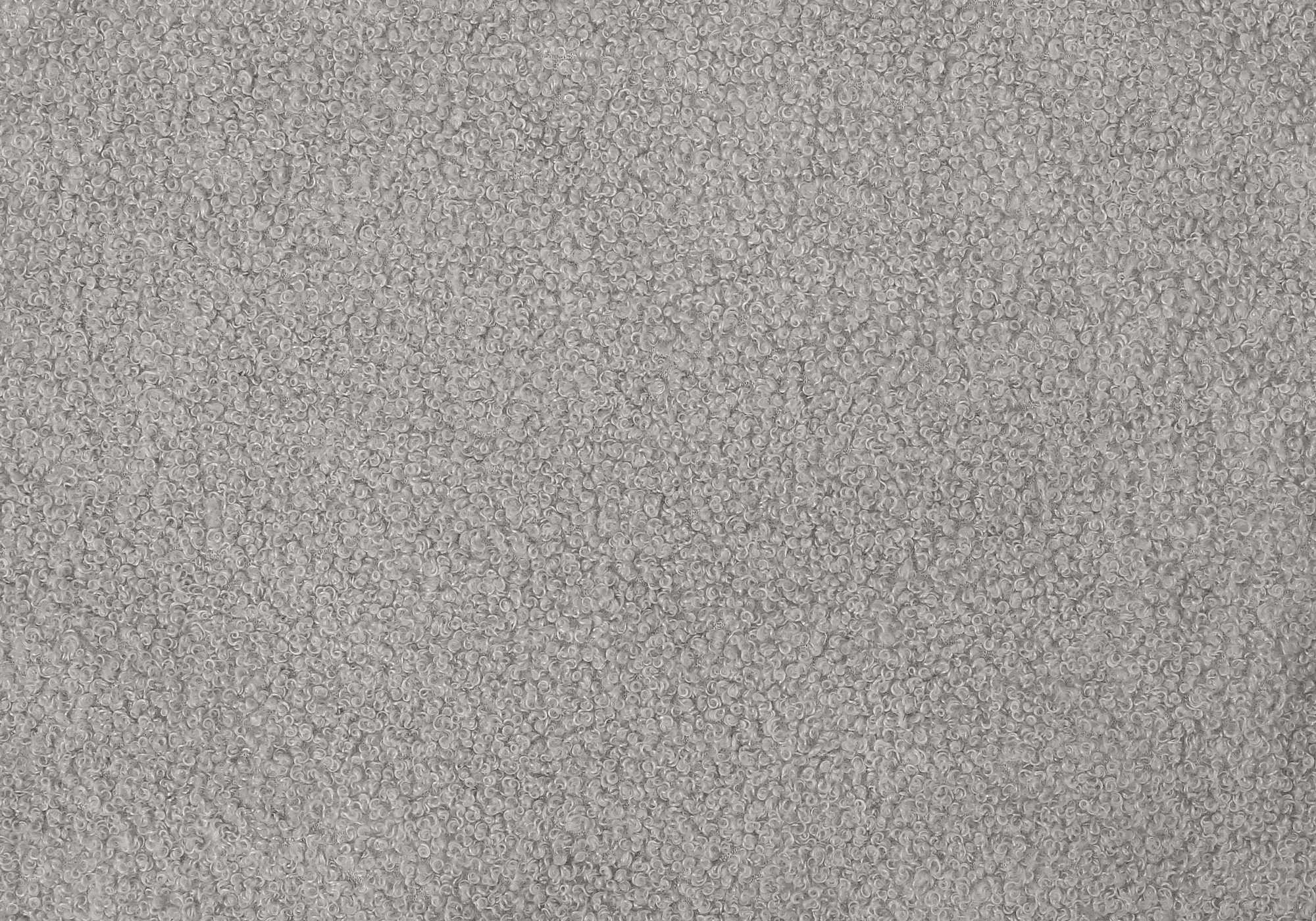 LIT - DOUBLE / TISSU BOUCLE GRIS PALE – I 5801F
