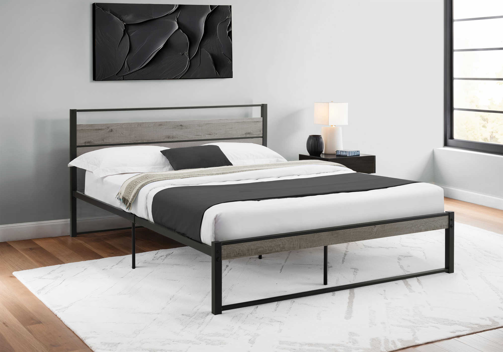LIT - QUEEN / GRIS PLATEFORME METAL NOIR – I 6071Q