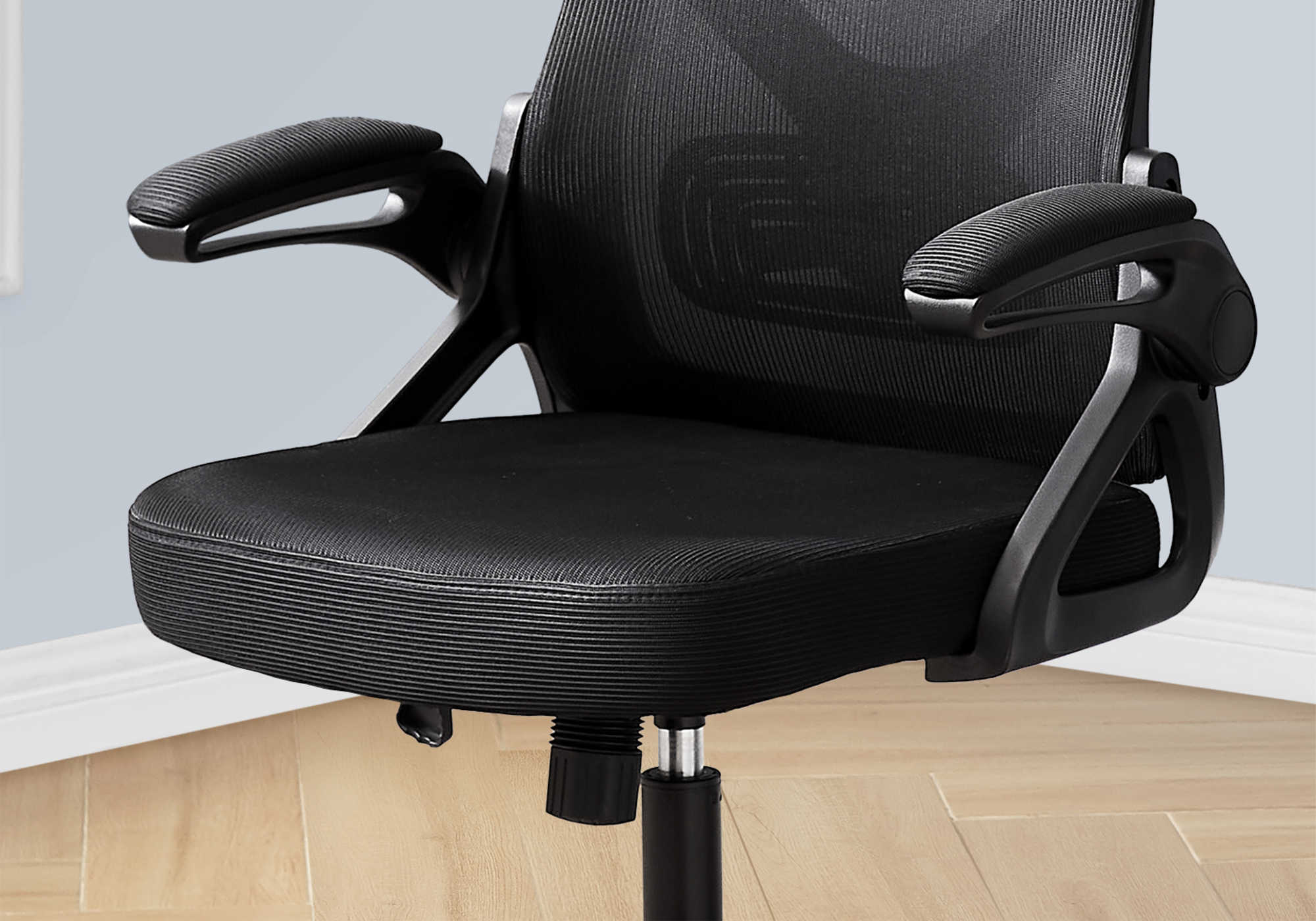 CHAISE DE BUREAU - NOIR / MECHE NOIR / MULTIPLE POSITION – I 7334