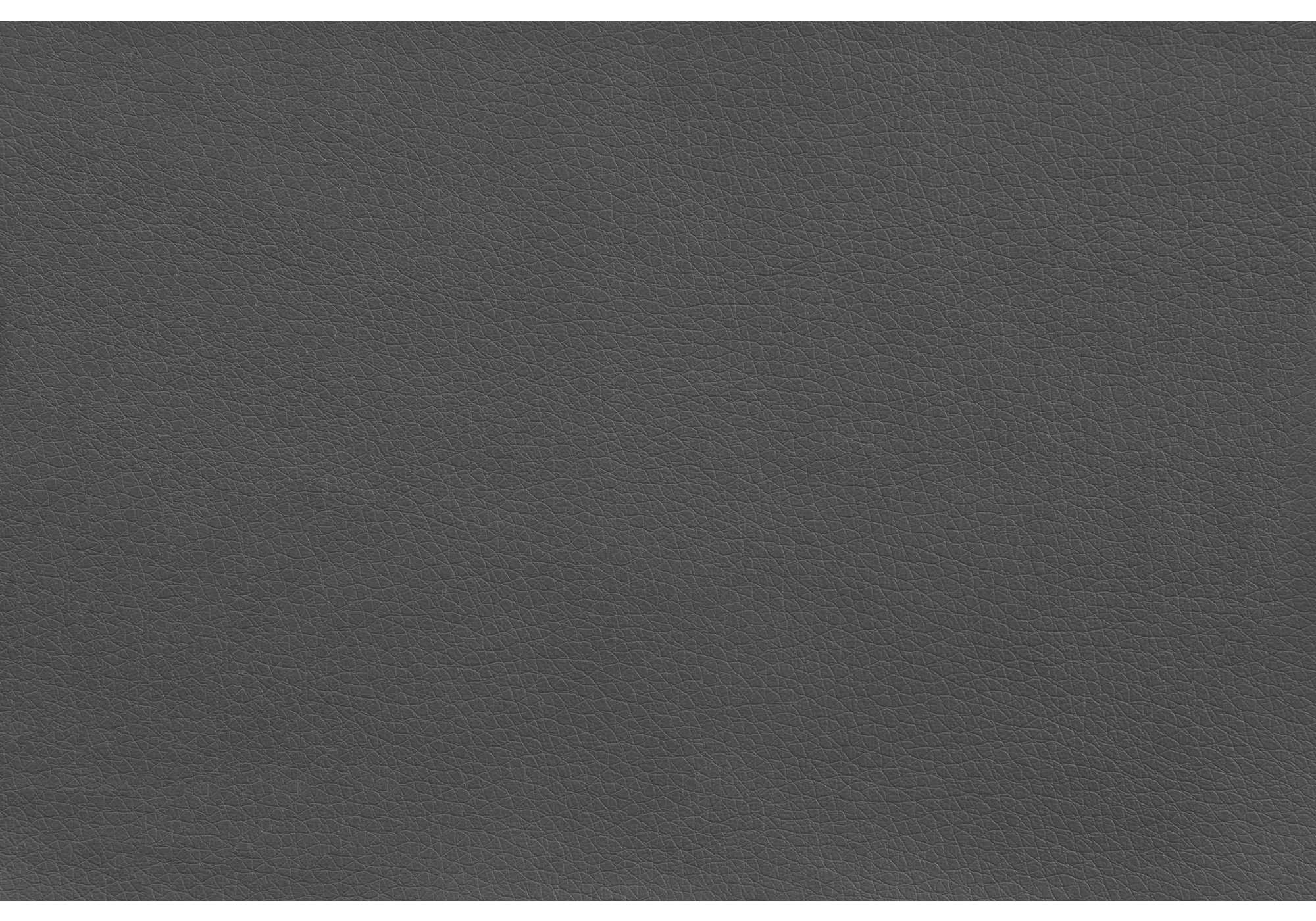 TABOURET DE BAR - 40"H / SIMILI-CUIR GRIS / METAL NOIR – I 7752