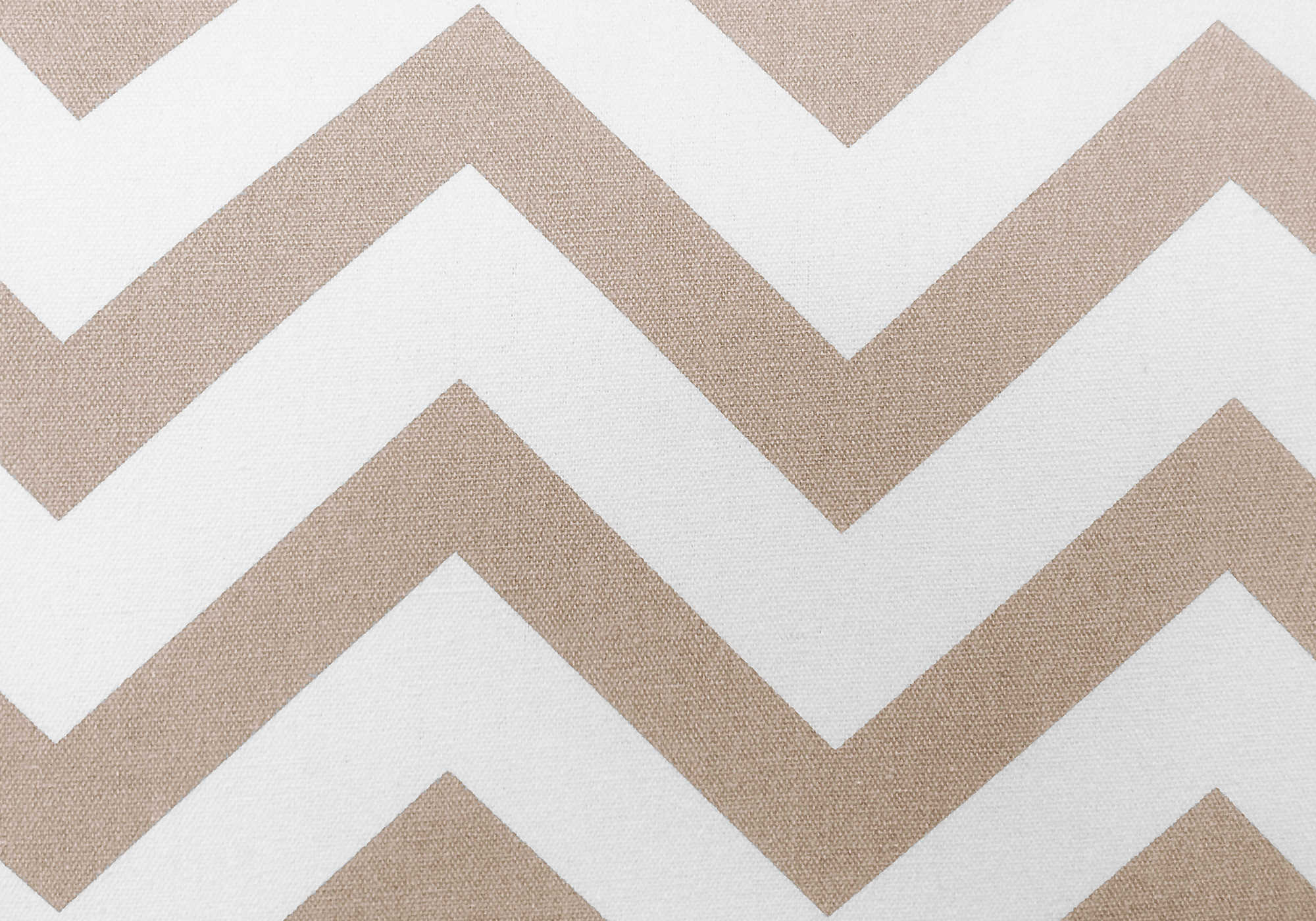 CHAISE D'APPOINT - TISSU " CHEVRON " TAUPE / CHROME – I 8137