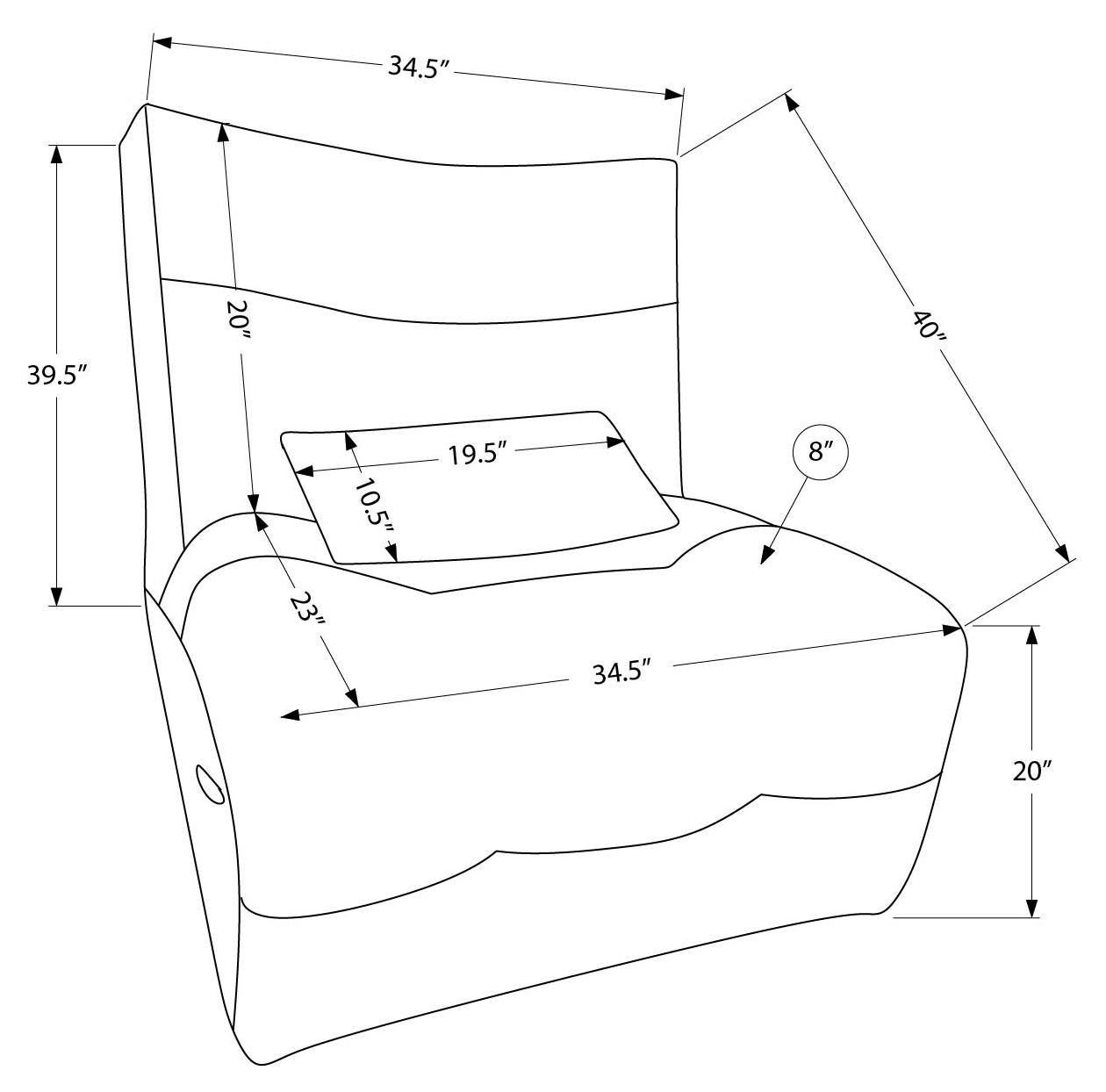 FAUTEUIL INCLINABLE - MASSAGE MOTO. / PIVOTANT / GRIS CLAIR – I 8186