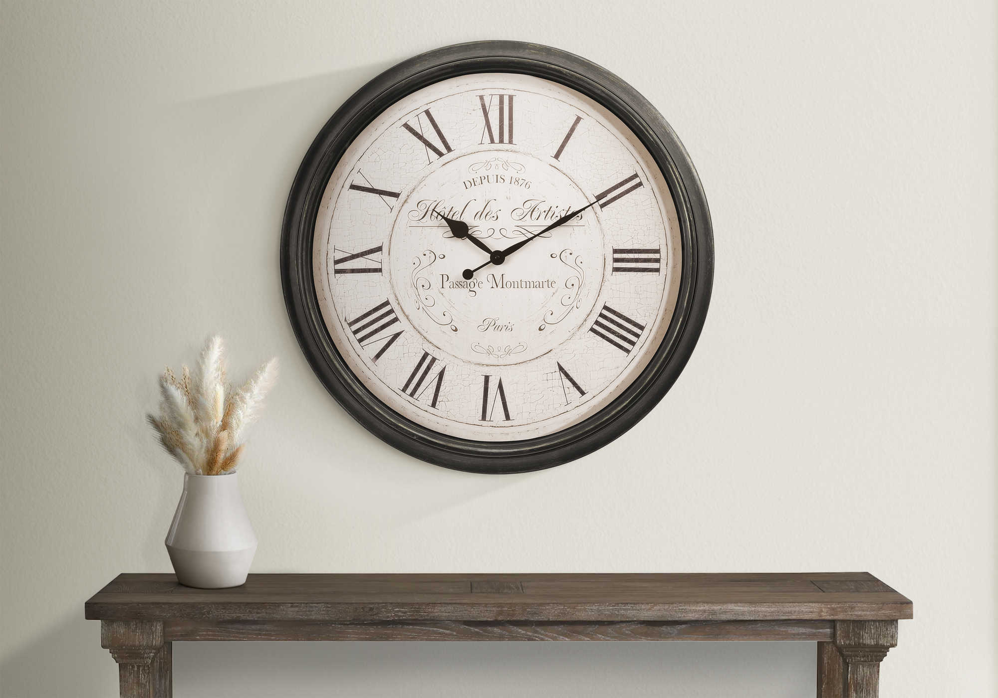 HORLOGE - 30" DIA. MURALE /  BRUN – I 9026