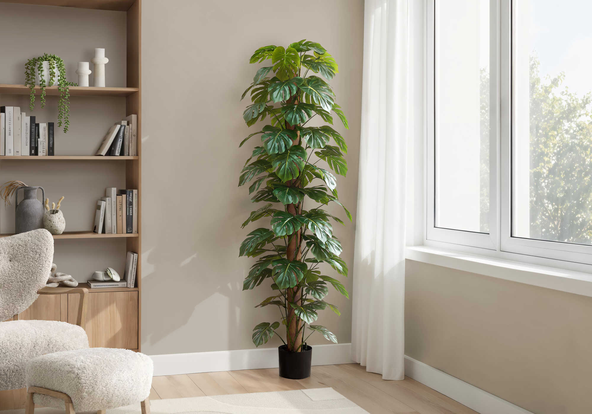 PLANTE ARTIFICIELLE - 83"H / MONSTERA INTERIEUR POT 8" – I 9521