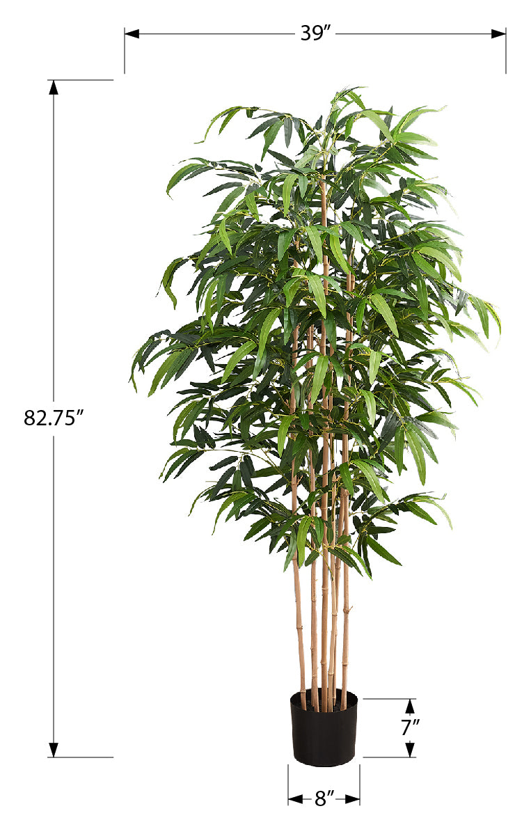PLANTE ARTIFICIELLE - 83"H / BAMBOU INTERIEUR POT 8" – I 9592