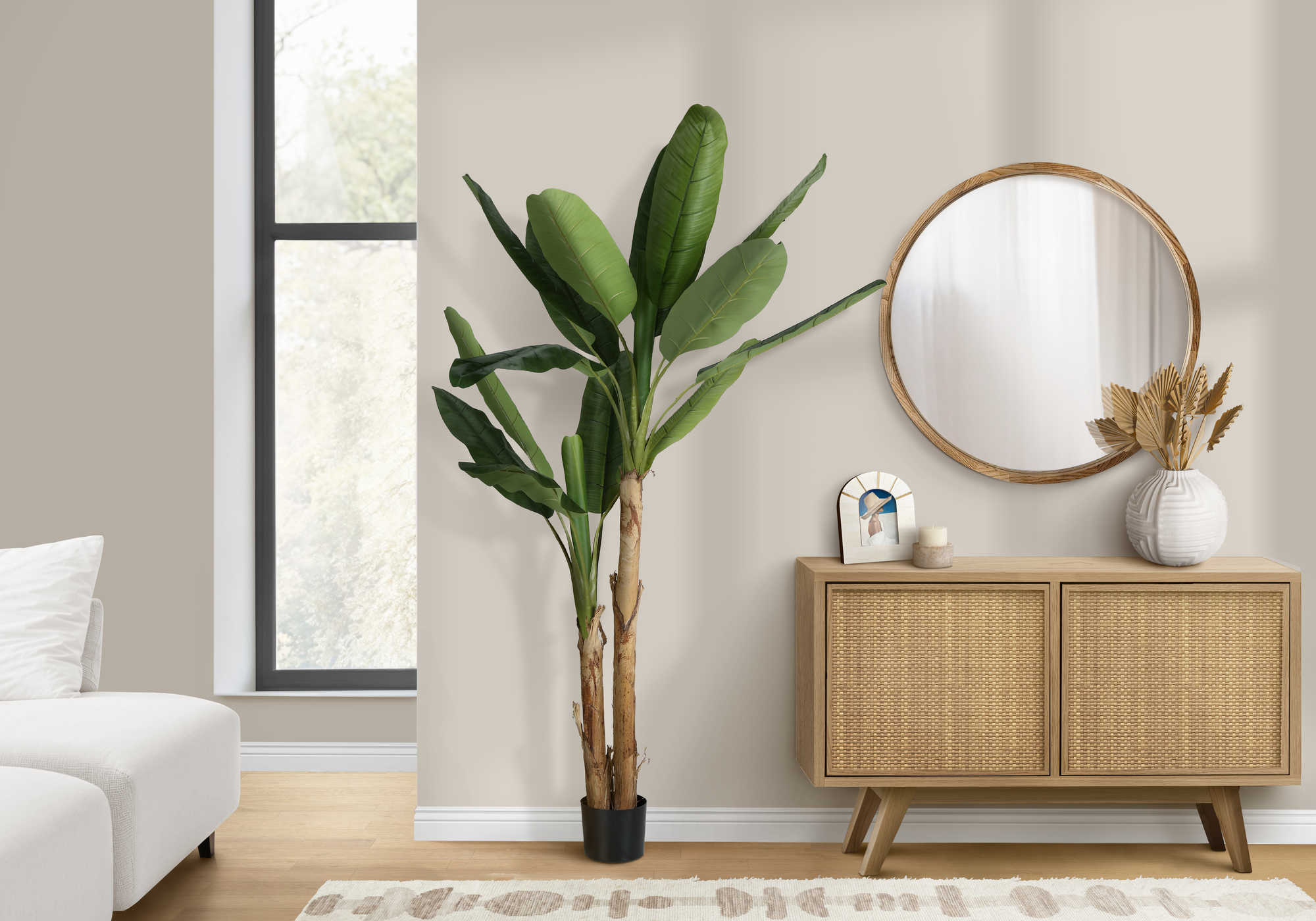 PLANTE ARTIFICIELLE - 83"H / BANANIER INTERIEUR POT 8" – I 9593