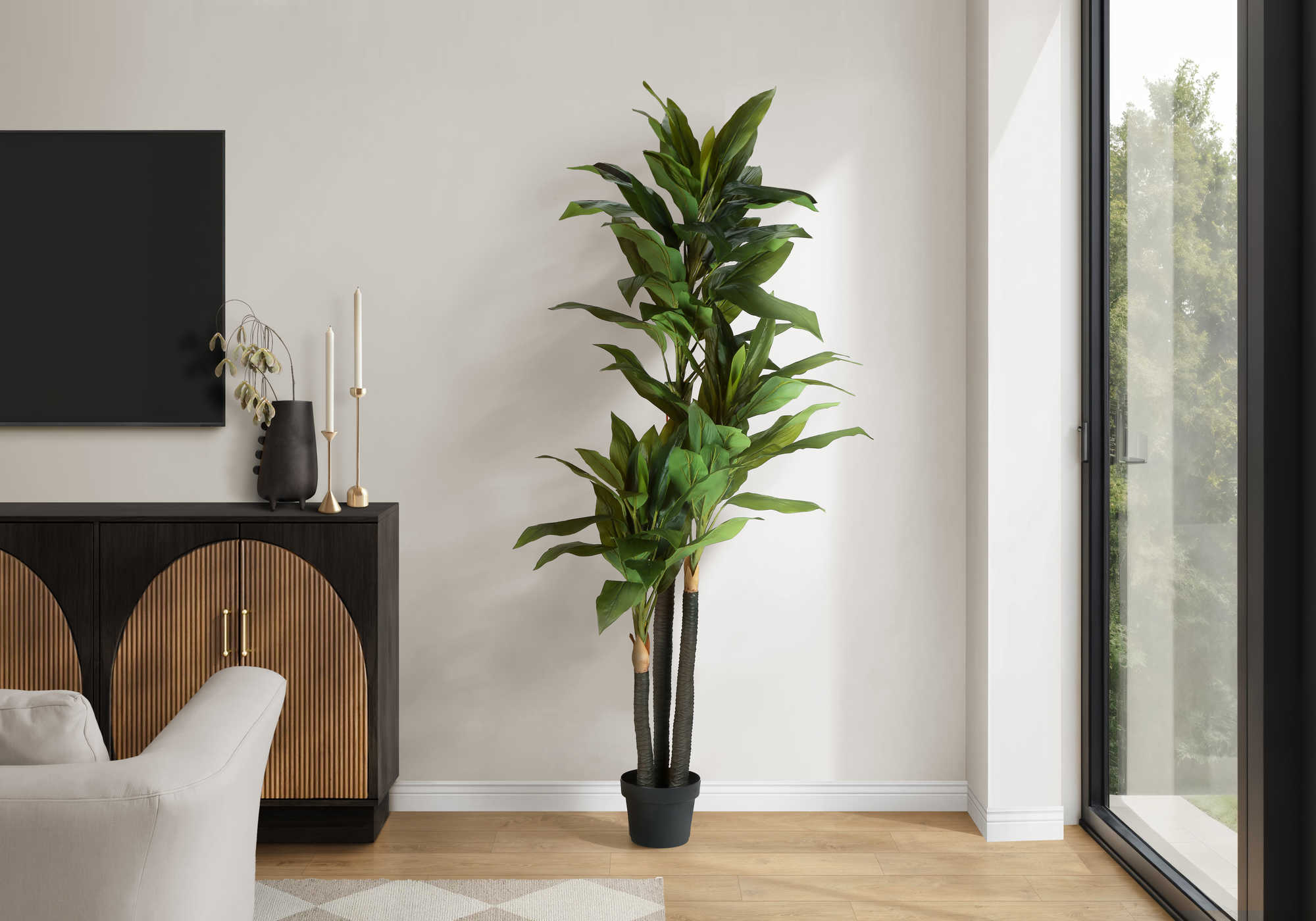 PLANTE ARTIFICIELLE - 83"H / DRACAENA INTERIEUR POT 8" – I 9595