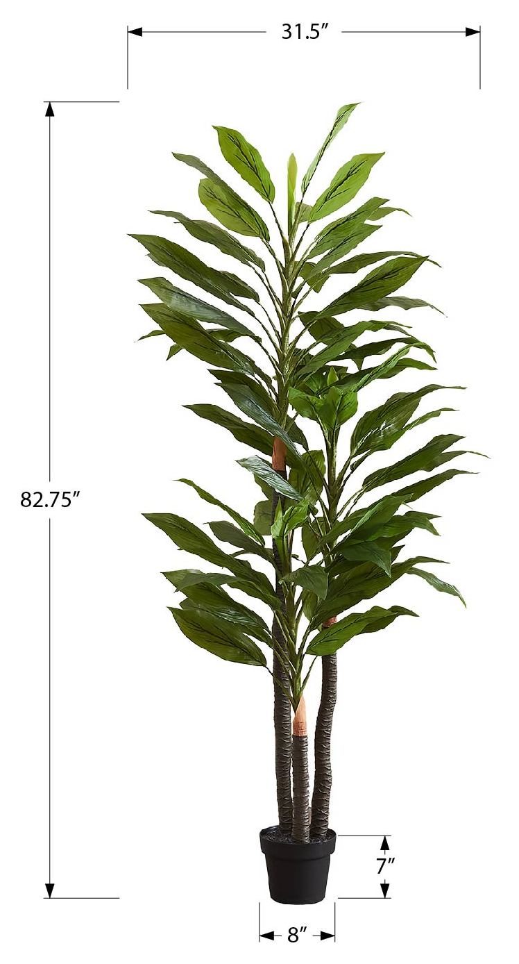 PLANTE ARTIFICIELLE - 83"H / DRACAENA INTERIEUR POT 8" – I 9595
