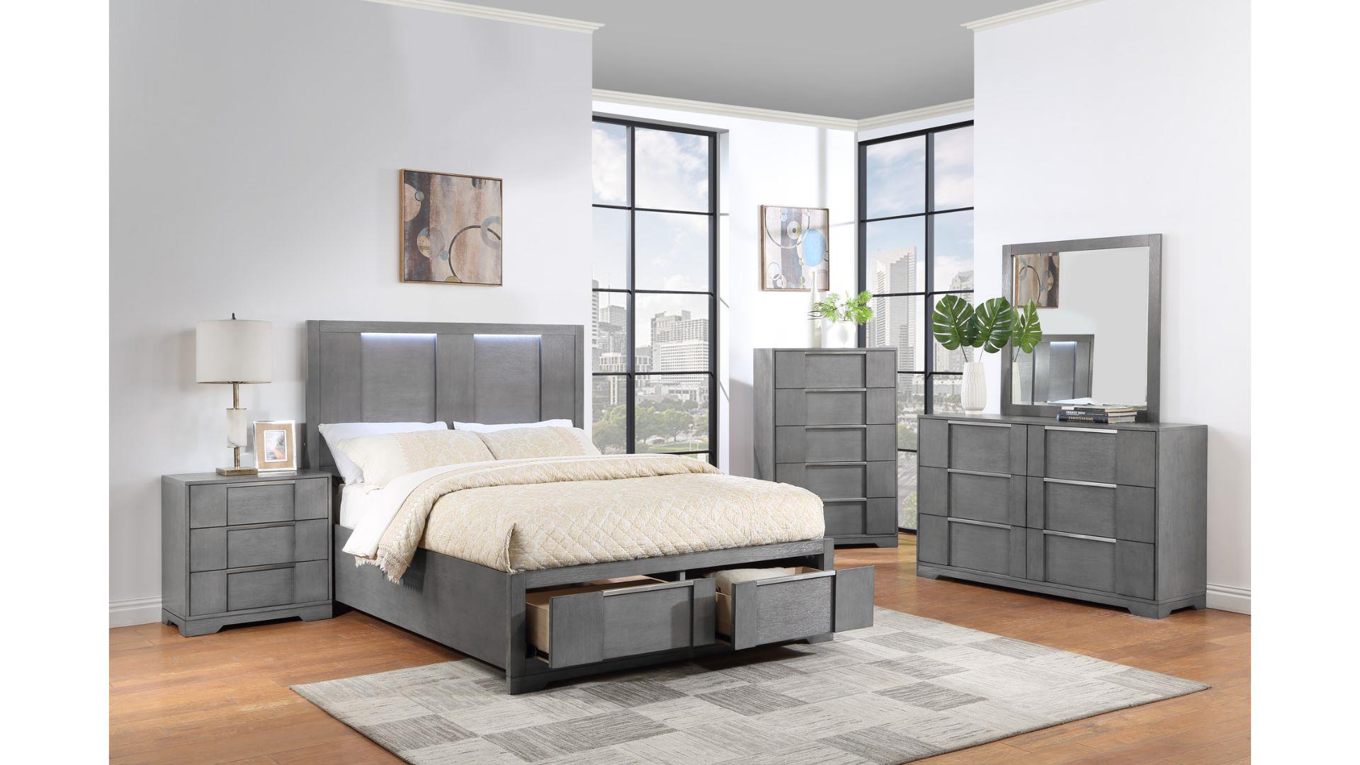 Image of kylie bedroom set 8pcs.