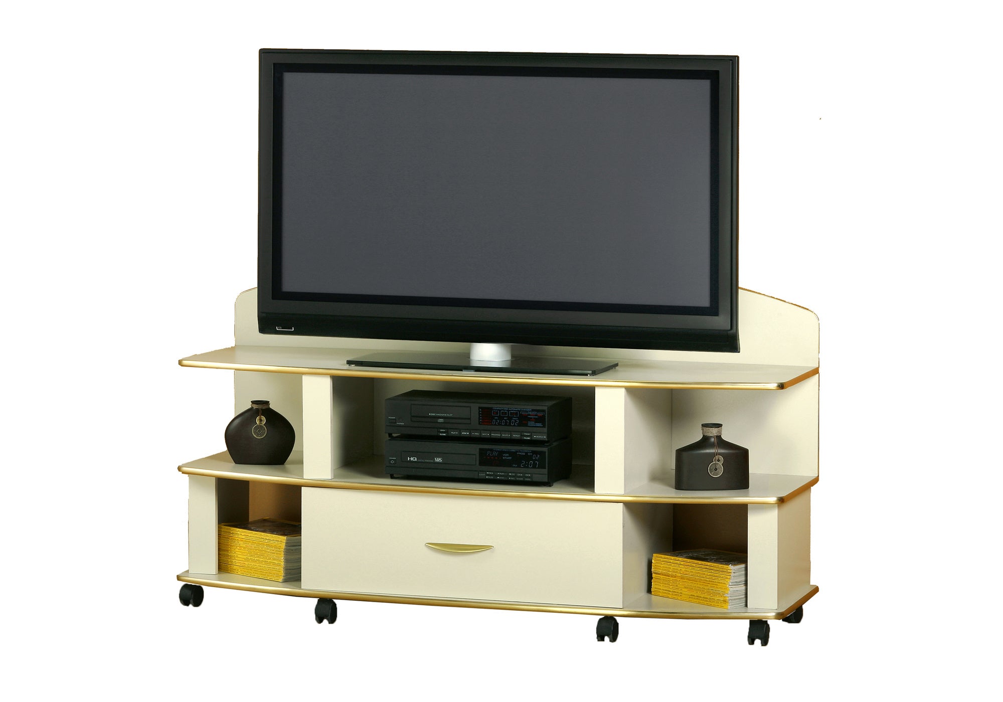 MEUBLE TV - 60"L / BEIGE / OR – TV 8502
