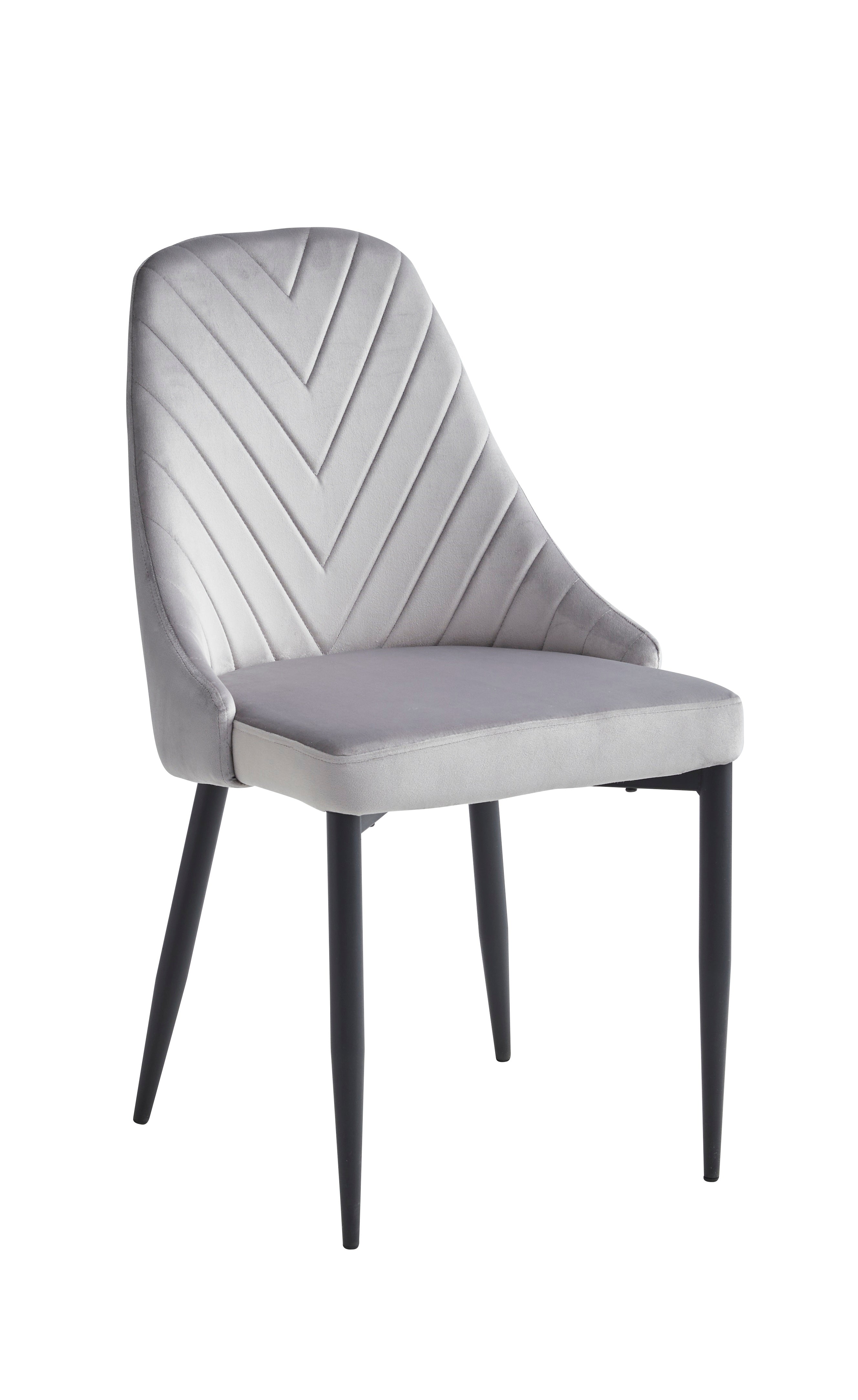 Table: Sintered Stone White Marble Top With Black Steel Legs Dinette Set – T-1530 C-1531