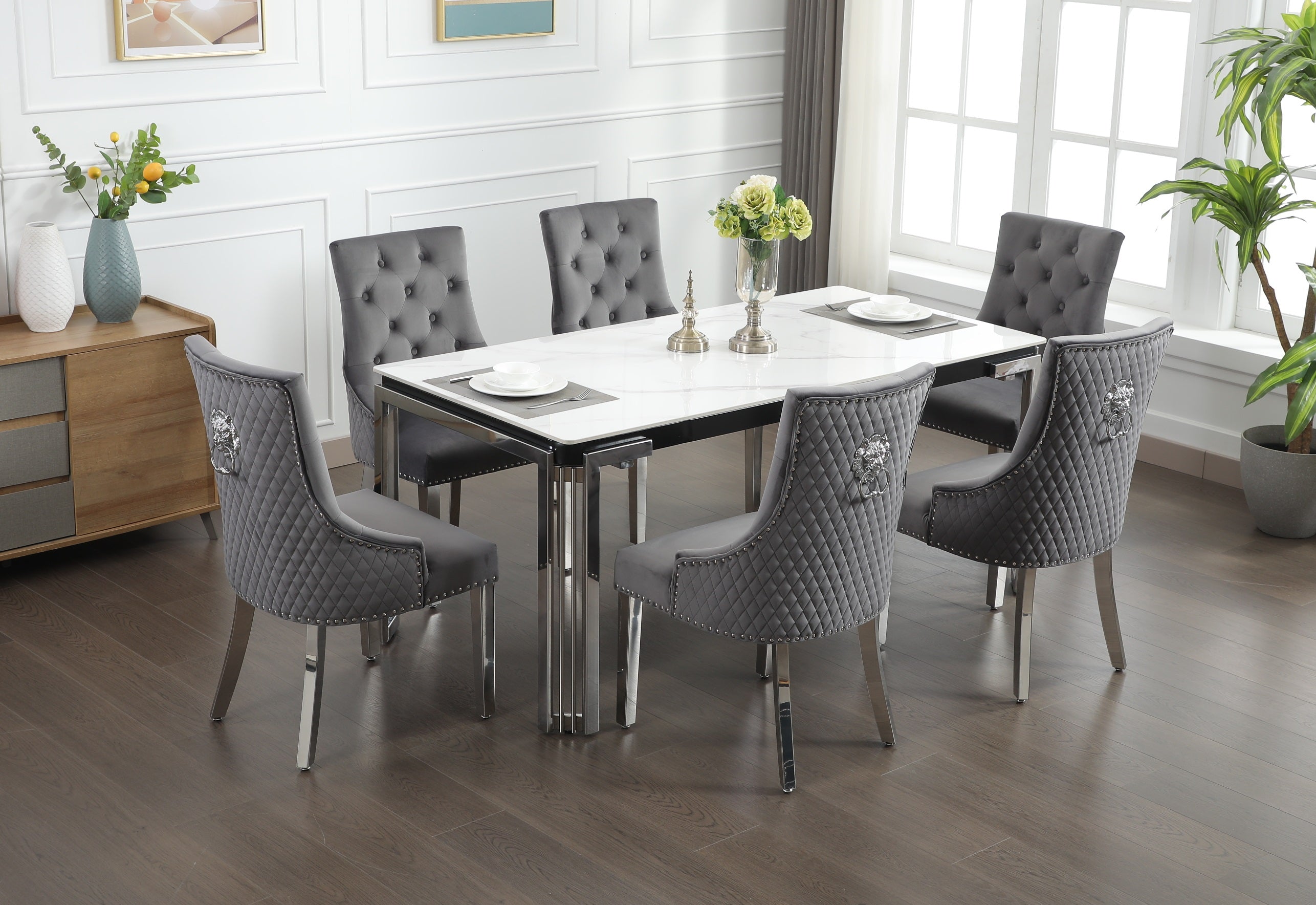 Mix and Match Chairs (4 Colours Options) Dinette Set – T-1274 C-1250