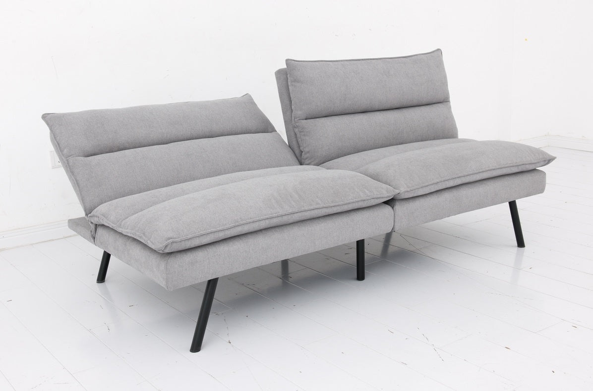 Ivory Sofa Bed with Track Arms – IF-8070