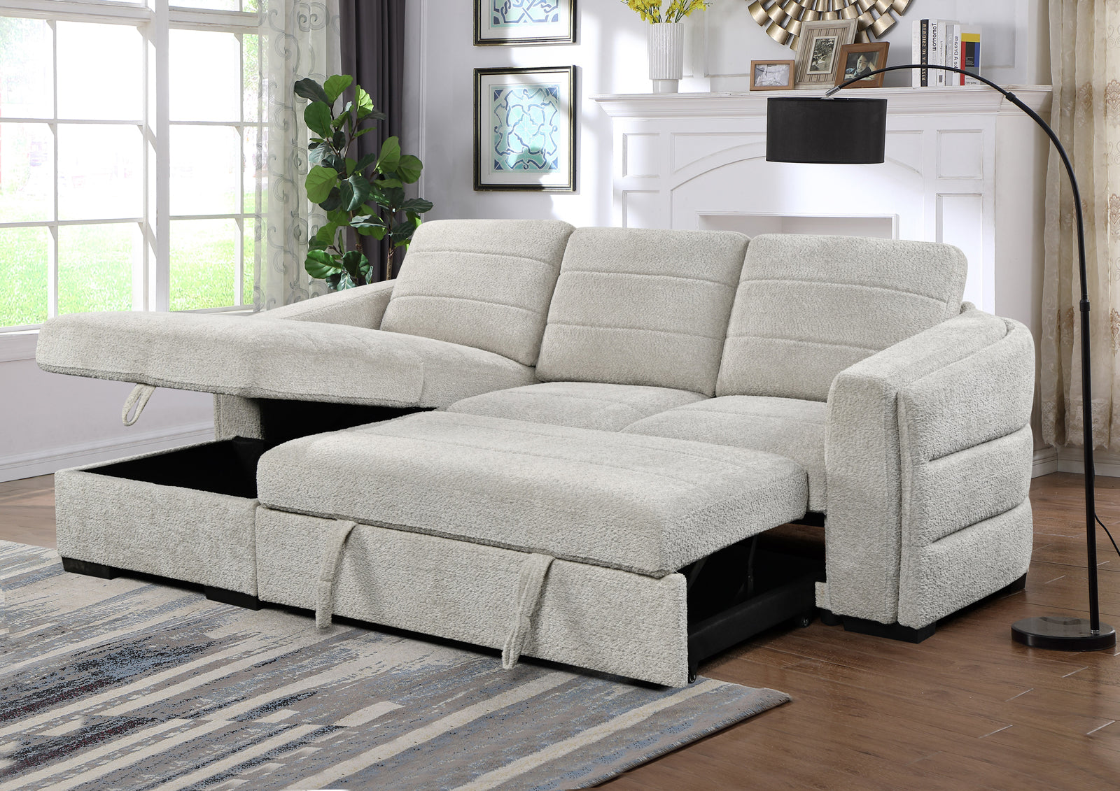 Seat height: 19.5" Sofa Sectional – IF-9085 LHF