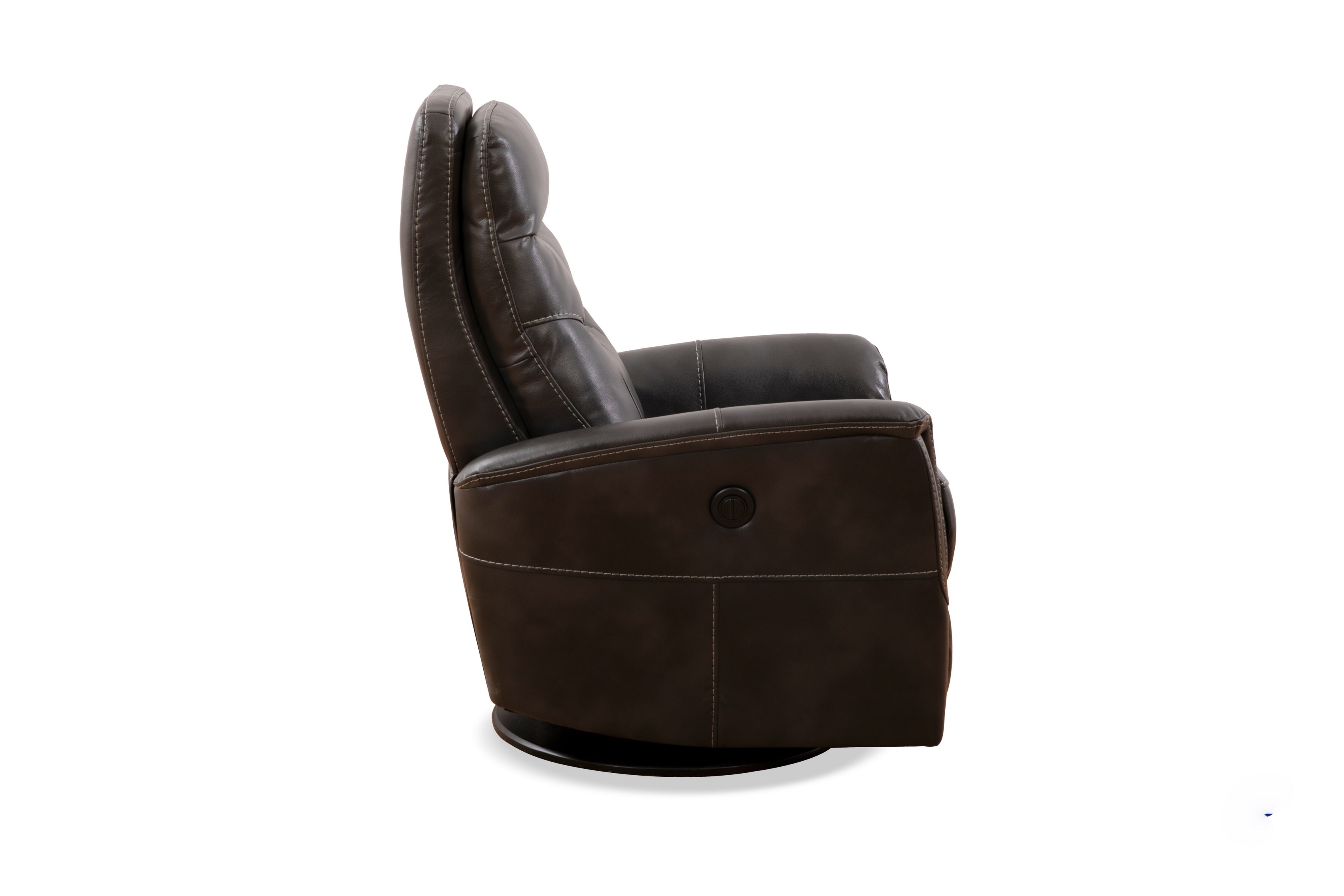Grey Leather Power Recliner – IF-6302-M Recliner