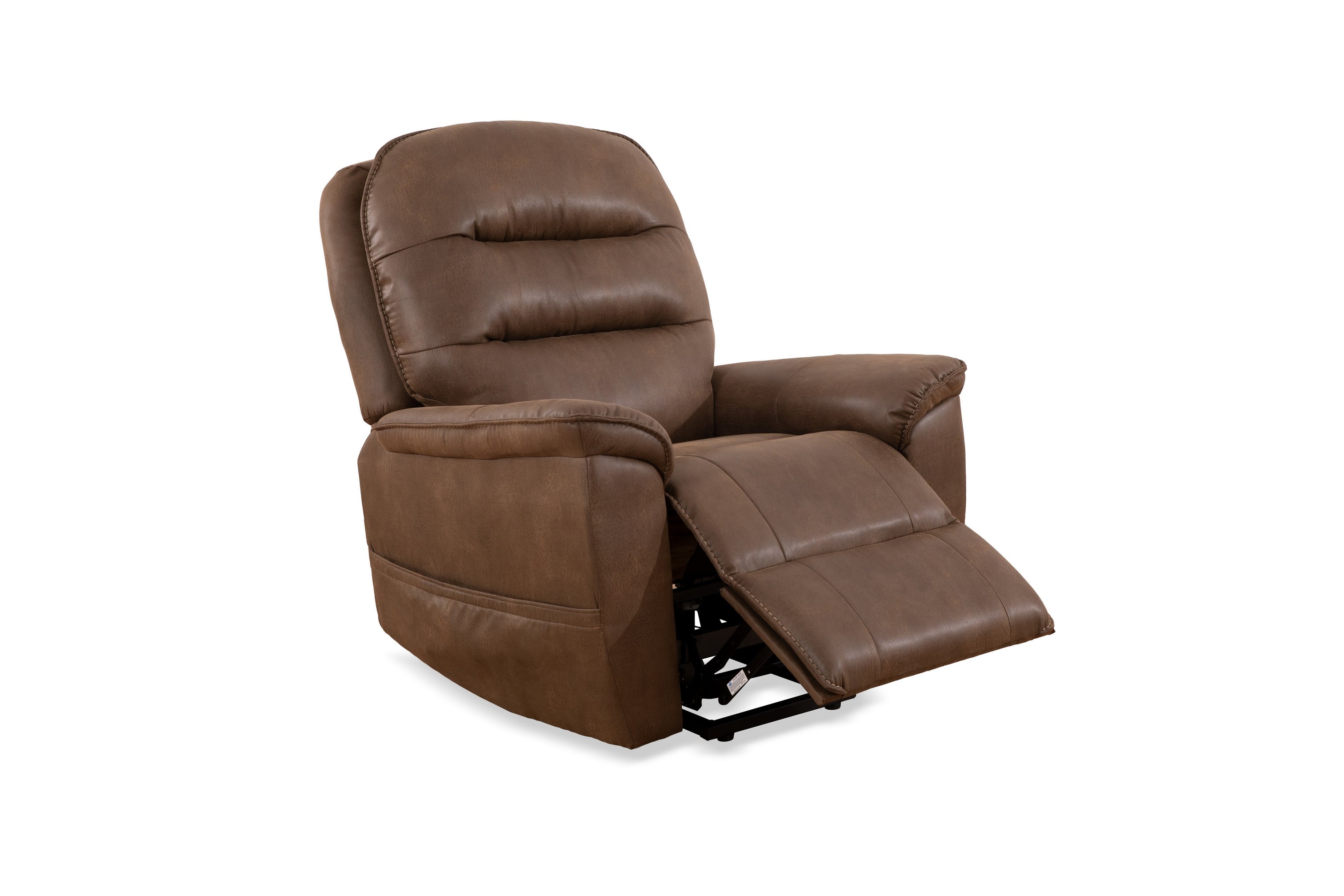Brown Faux Leather Power Lift Recliner – IF-6365-M Lift Chair