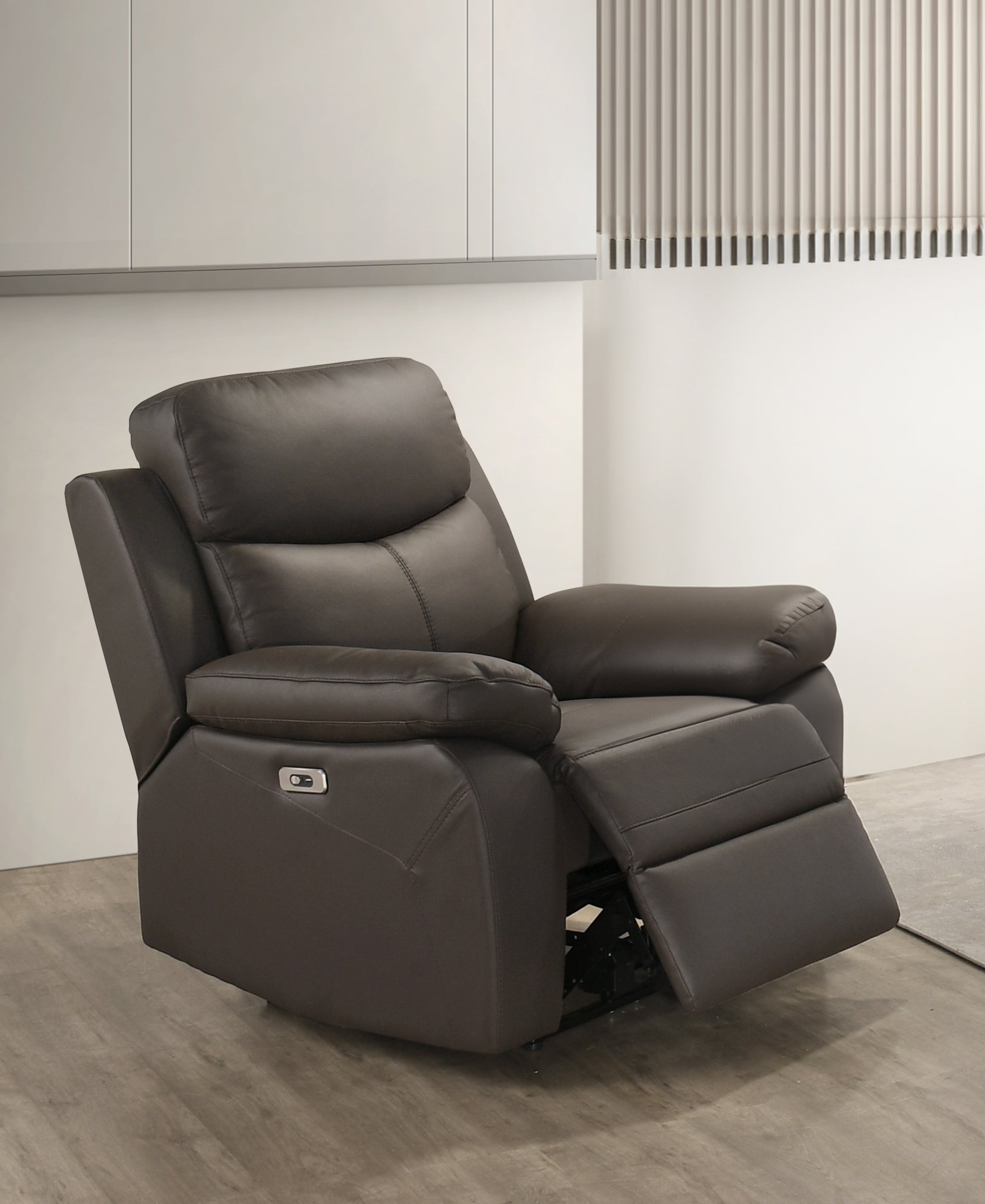Brown Leather Power Recliner Chair – IF-8131 Recliner