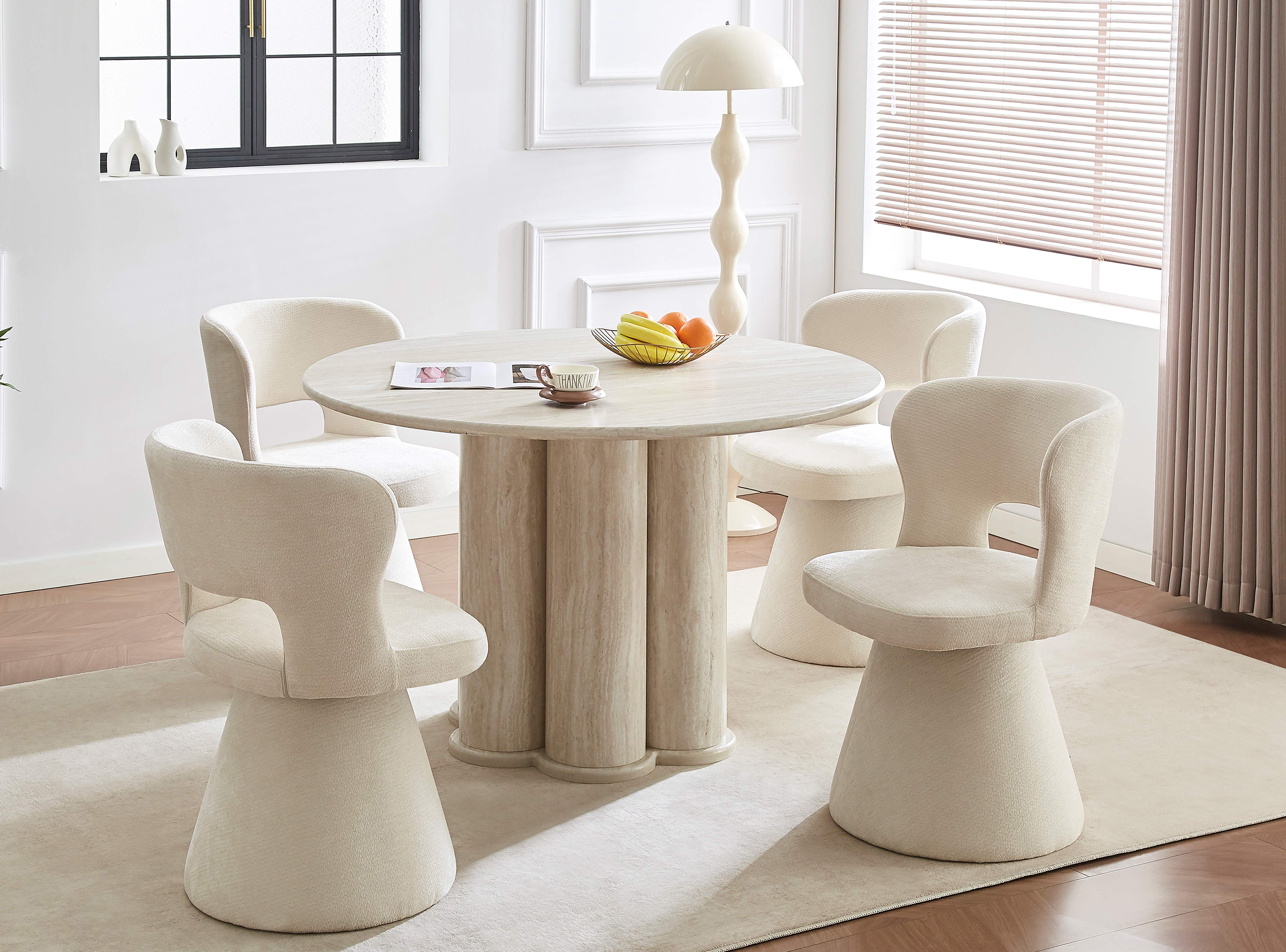 Modern neutral tone for versatile styling Dinette Set – T-1435 C-1436